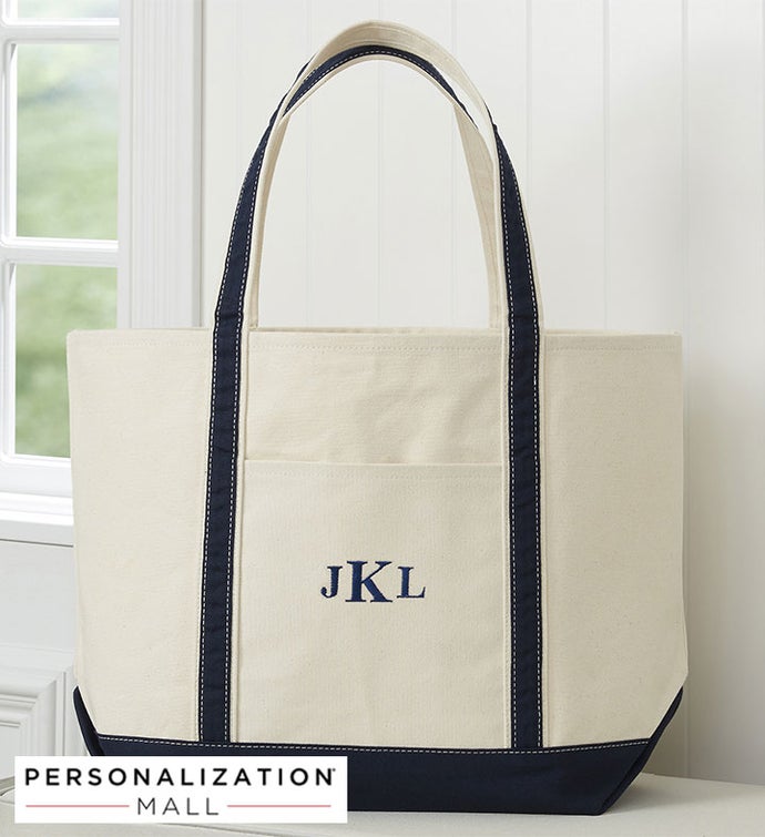 The Deluxe Weekender Embroidered Tote