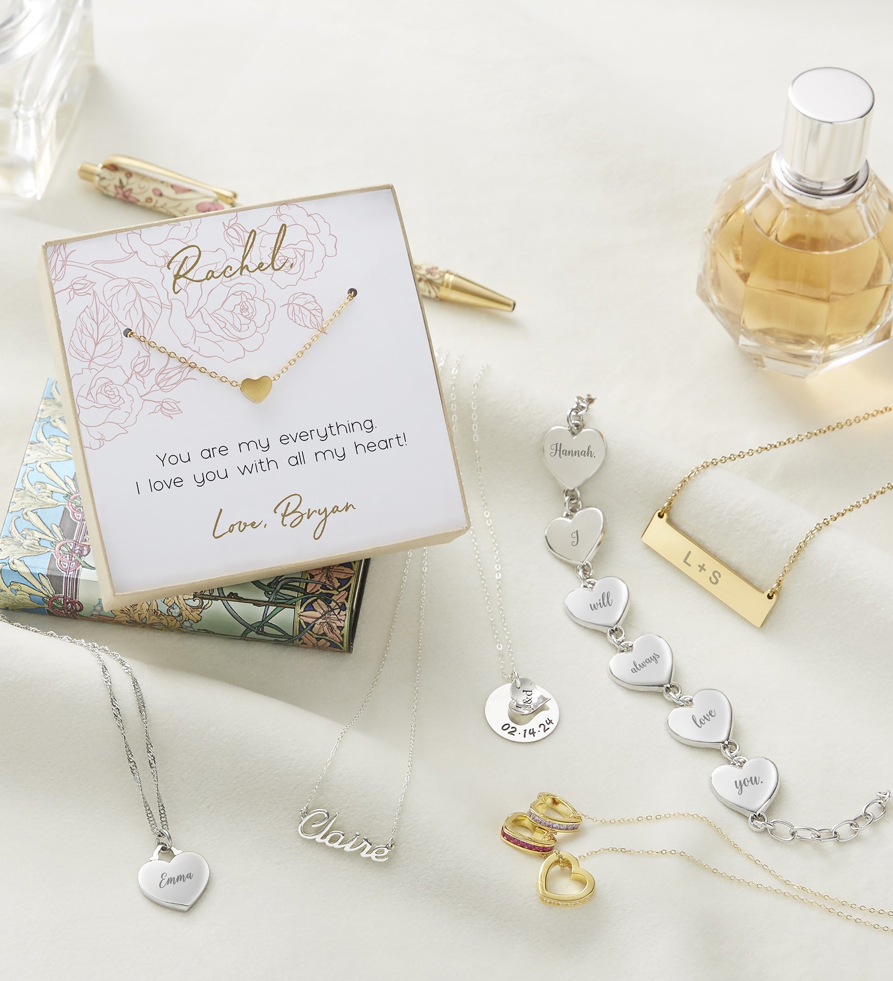 Her Personalized Nameplate Necklace
