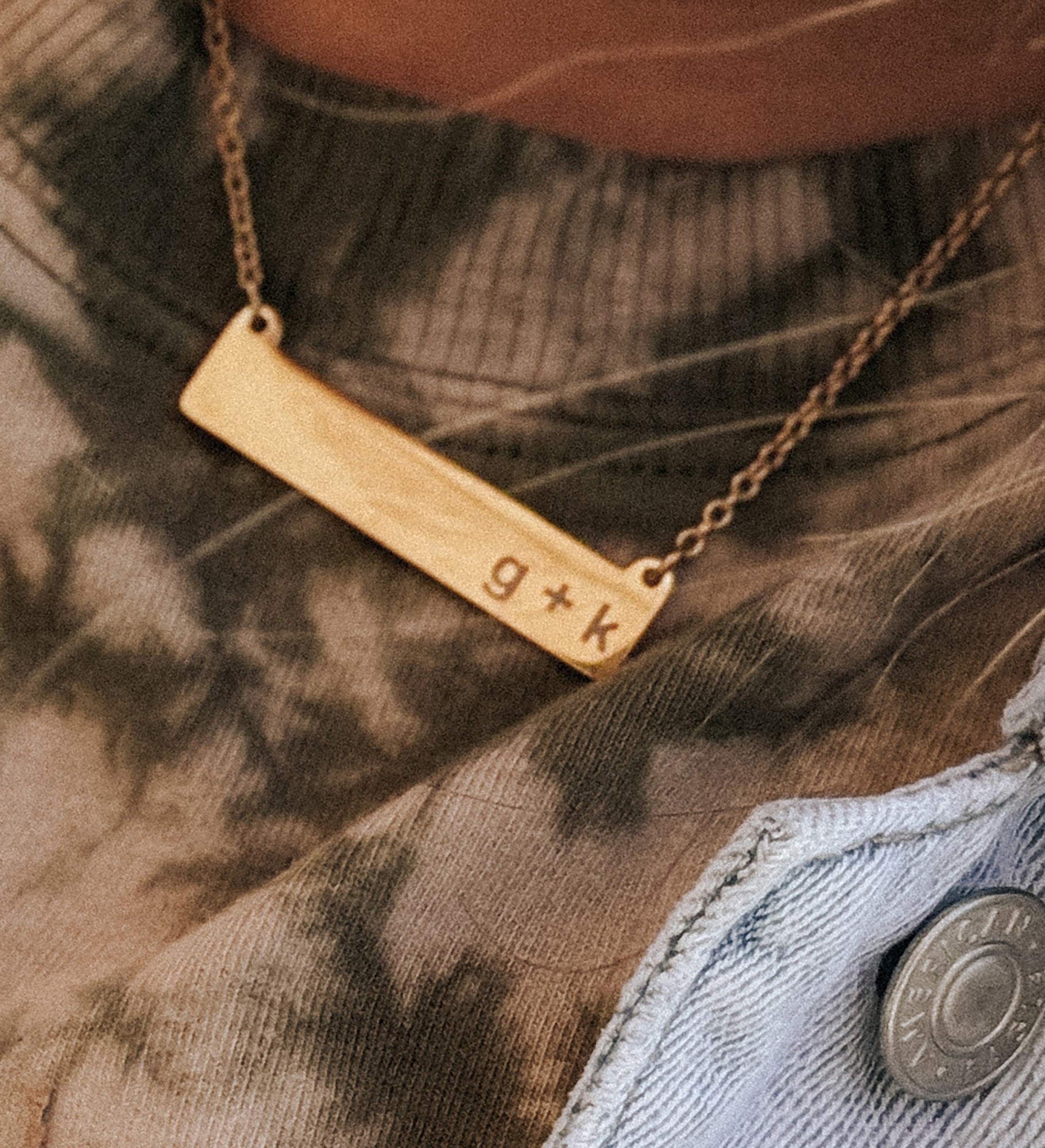 Her Personalized Nameplate Necklace