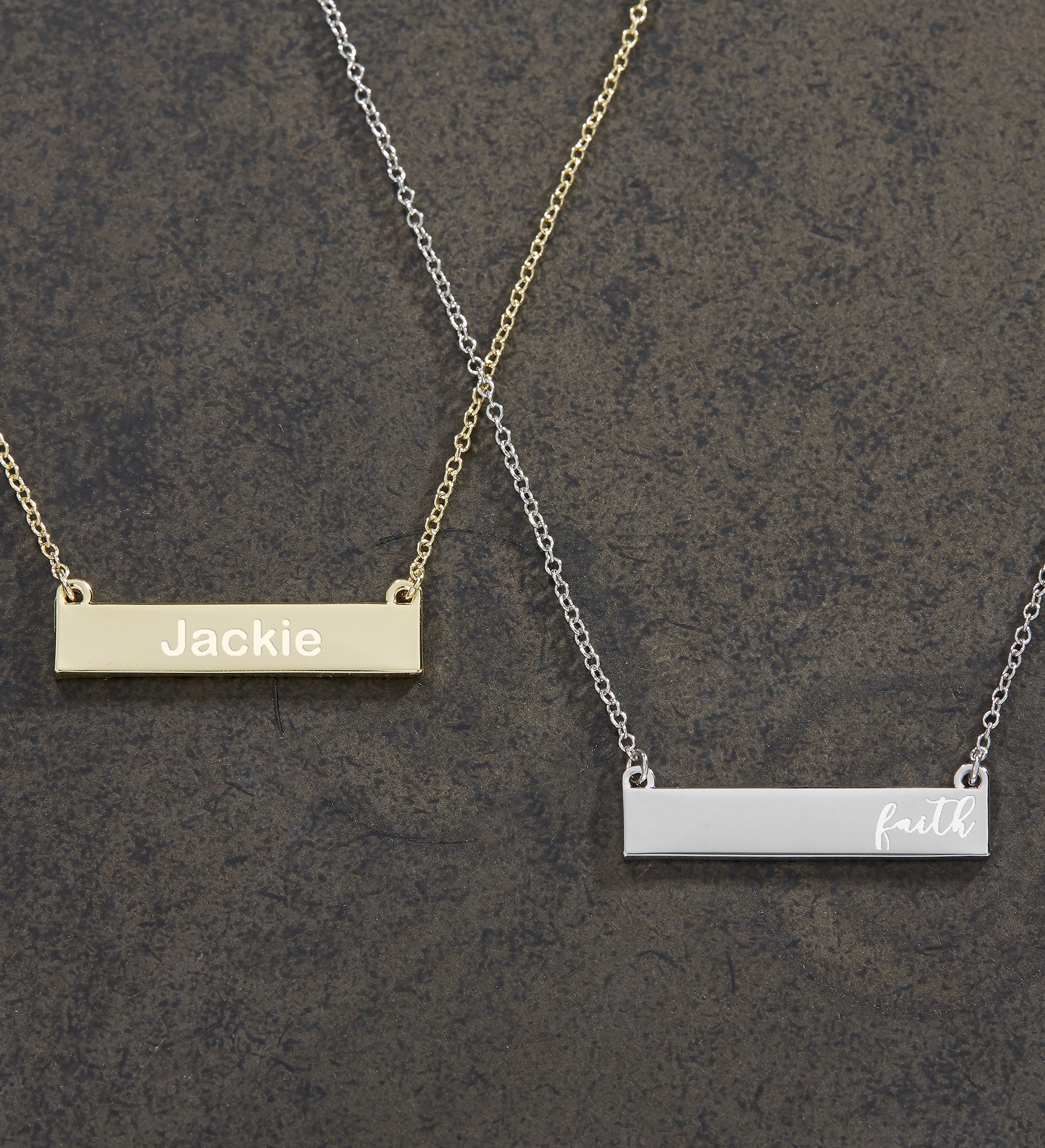 Her Personalized Nameplate Necklace