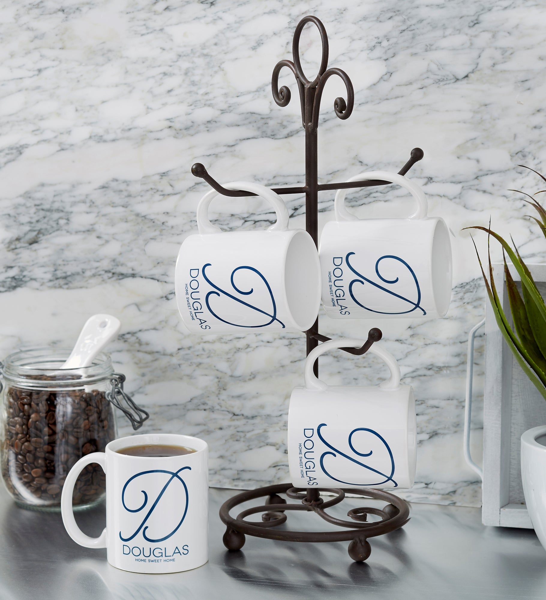 Initial Accent Personalized Coffee Mug