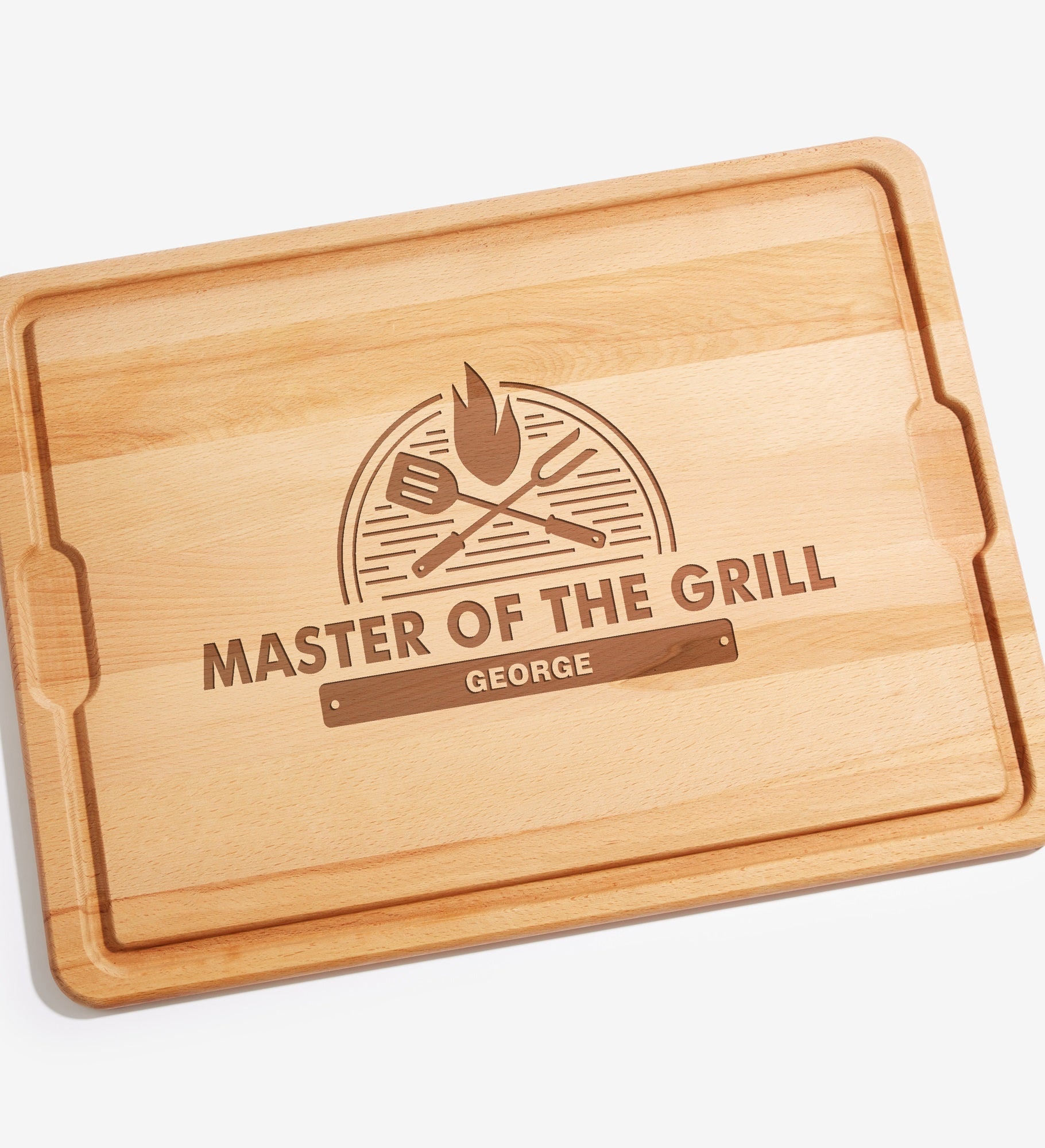 The Grill Personalized Hardwood Cutting Board