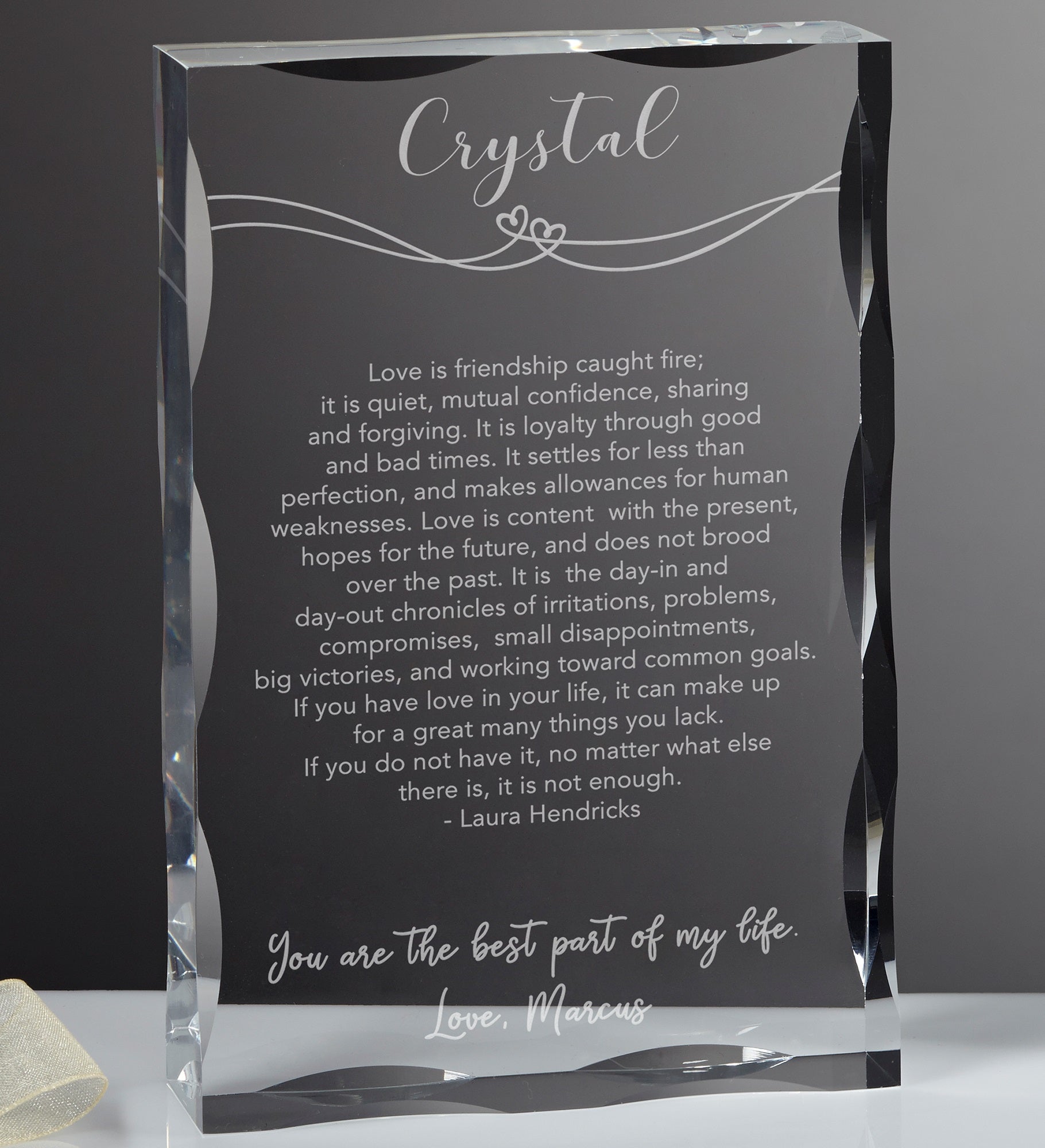 Always in Love Personalized Keepsake
