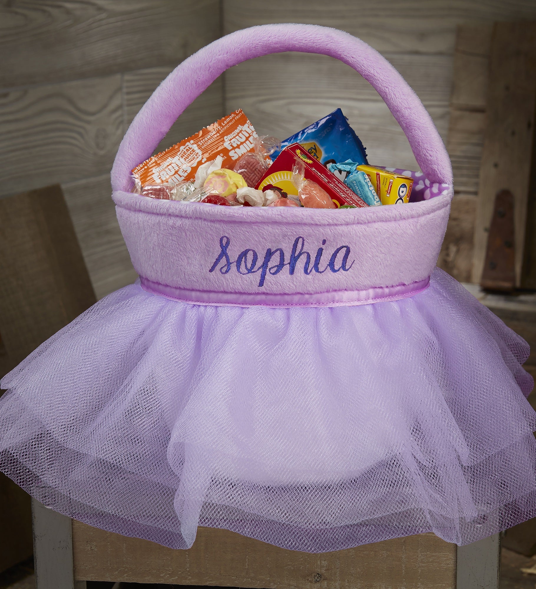 Princess Tutu Personalized Plush Treat Bag