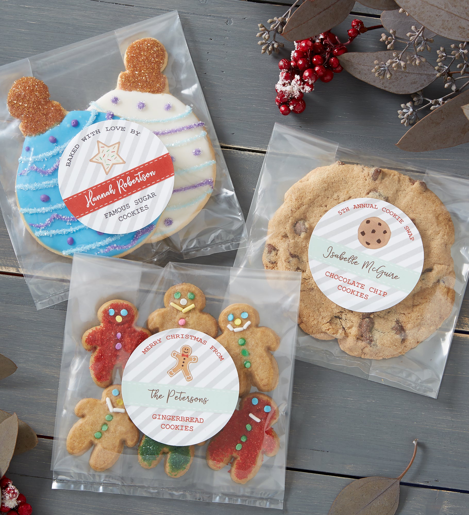 Cookie Swap Personalized Gift Stickers