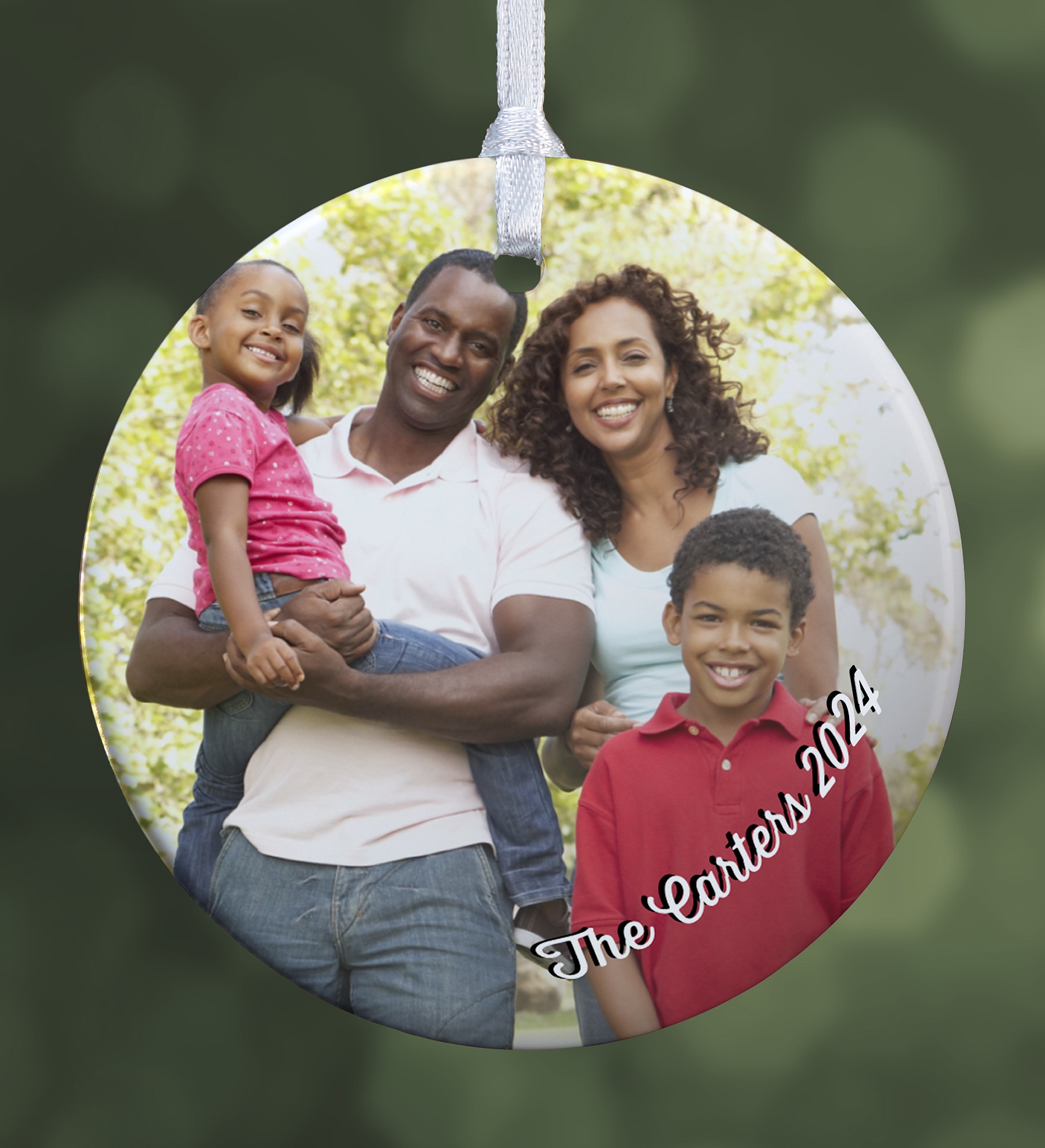 Family Memories Personalized Photo Ornament
