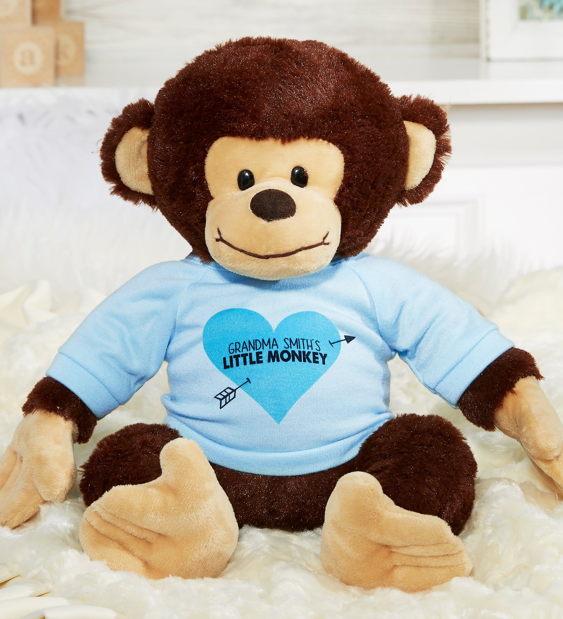 Lil' Monkey Personalized Plush Monkey