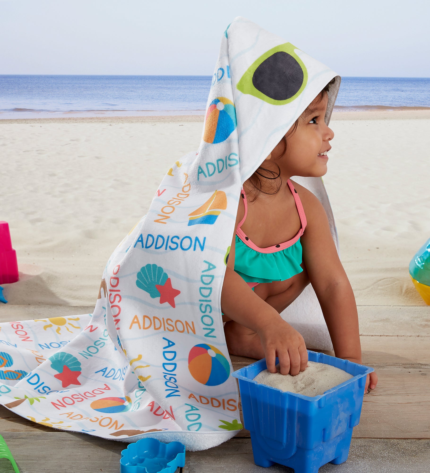 Personalized beach deals towels for toddlers