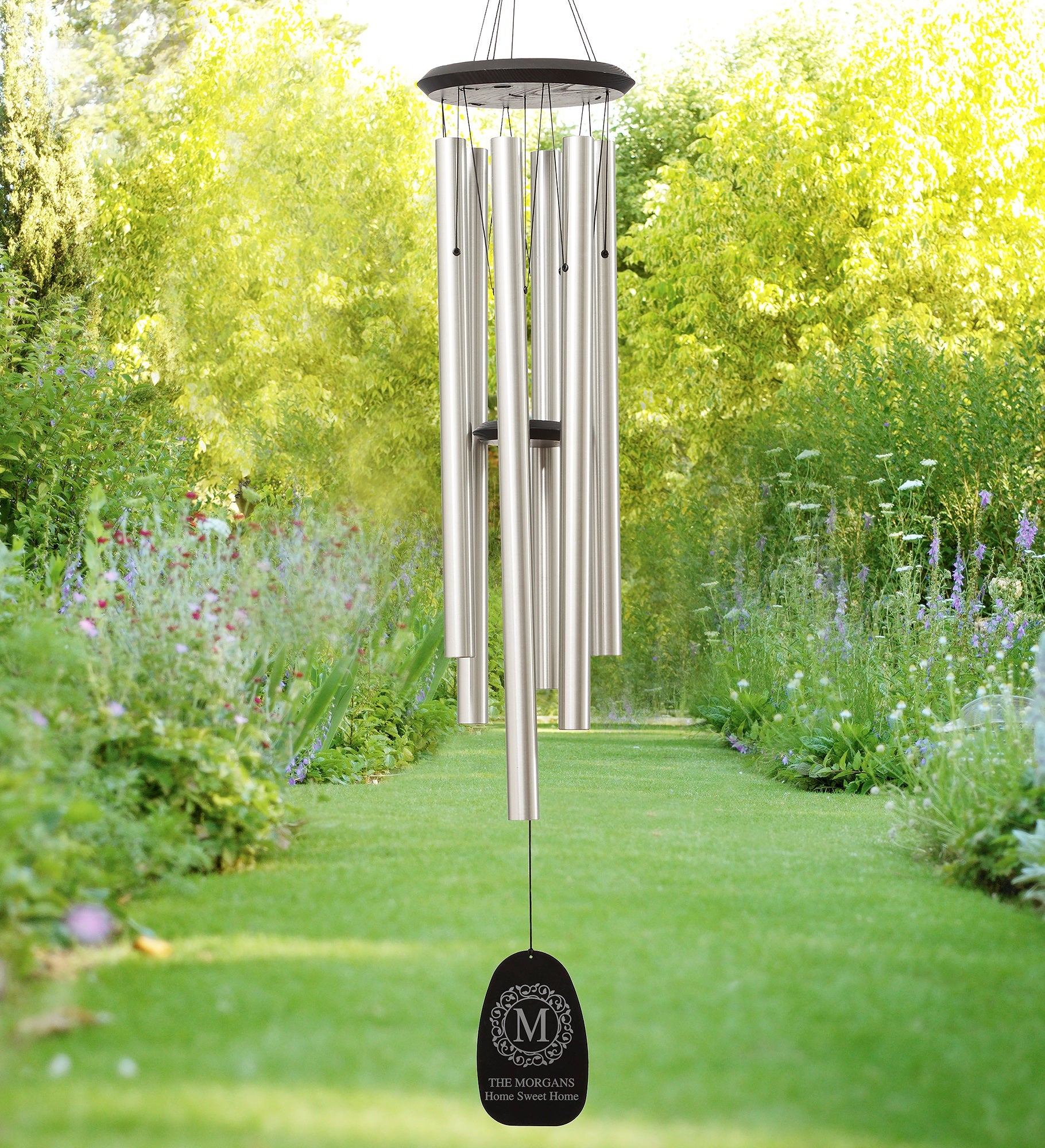 Circle & Vine Personalized Amazing Grace Premium Wind Chimes