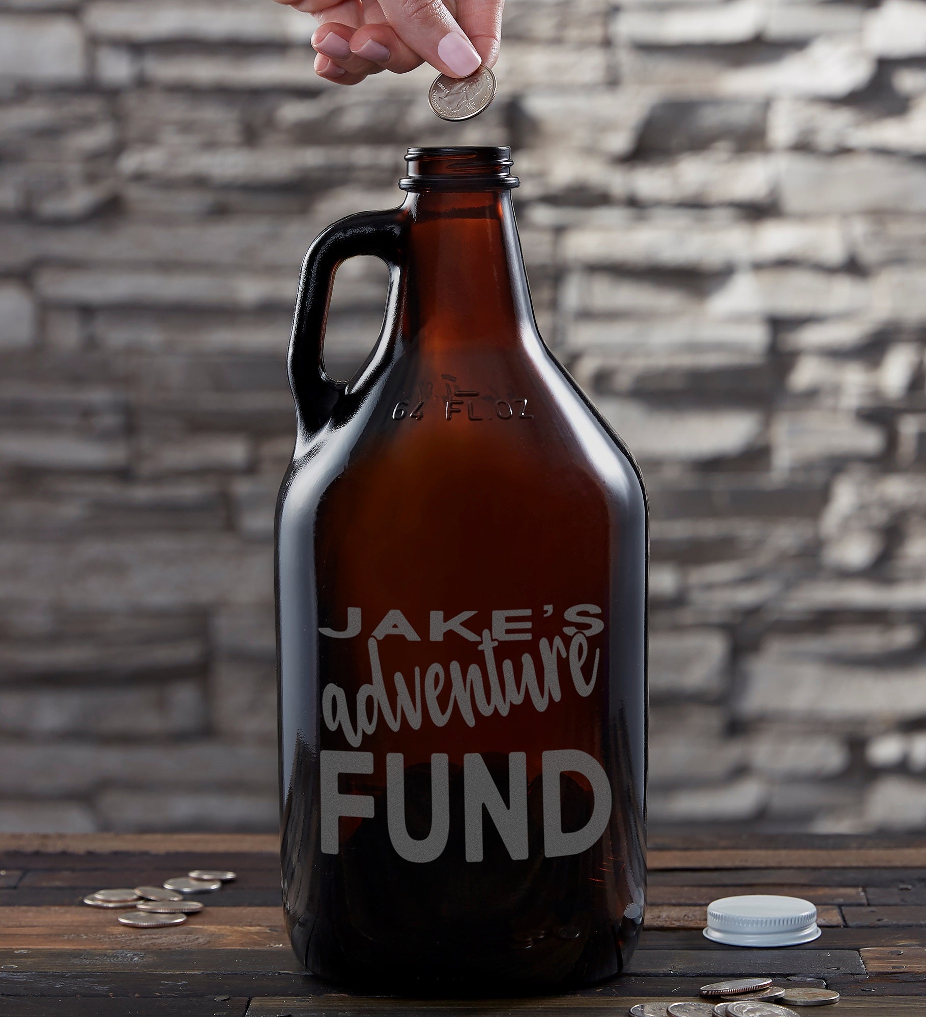 Write Your Own oz. Personalized Growler Bank
