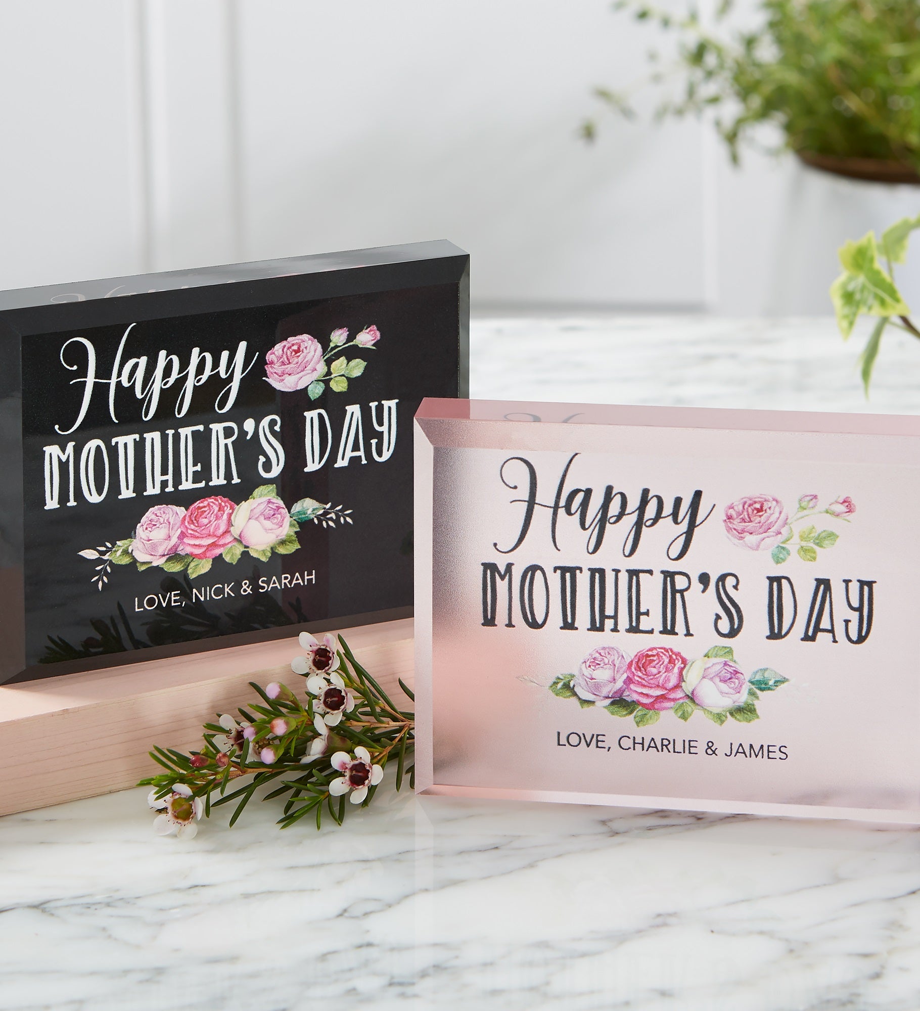 Happy Mother's Day Personalized Colored Keepsake