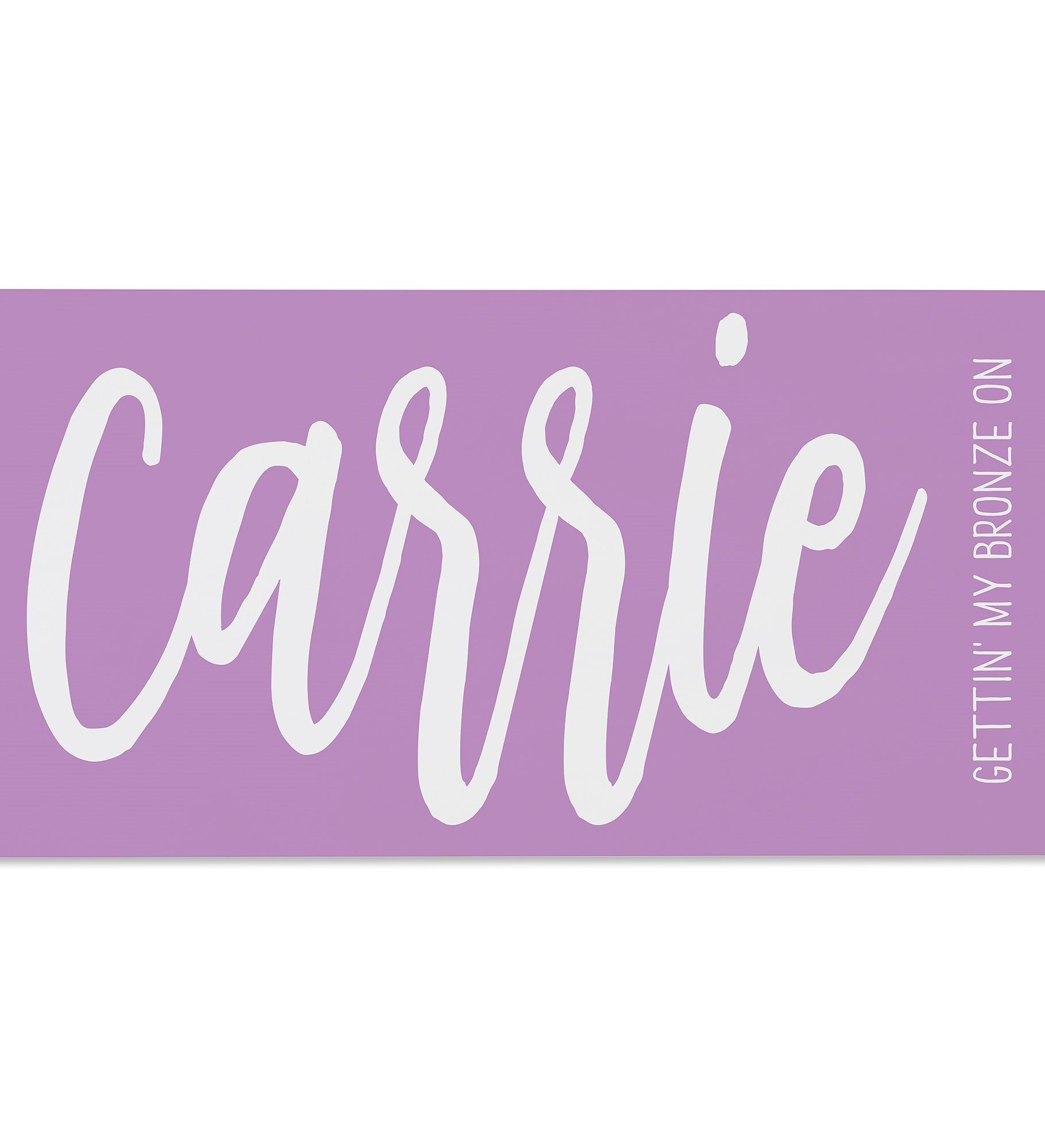 Scripty Style Personalized Beach Towel