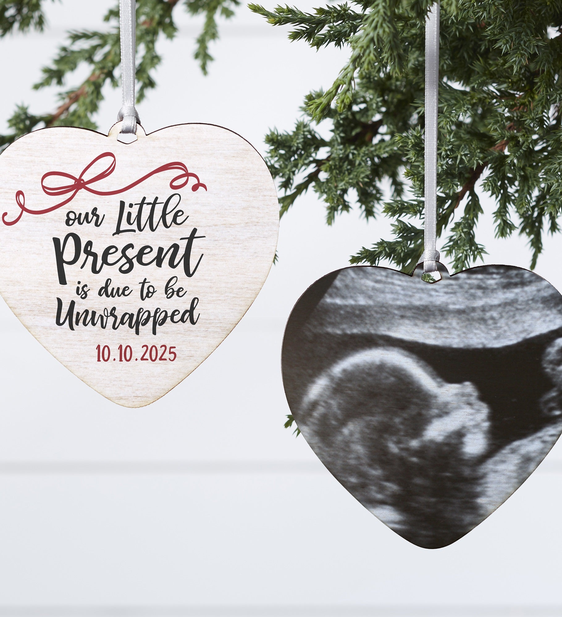 Our Little Present Personalized Expecting Ornament
