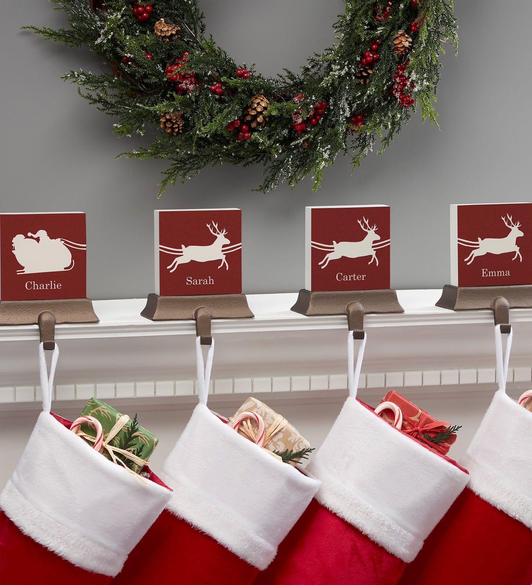 Nostalgic Noel Personalized Stocking Holder