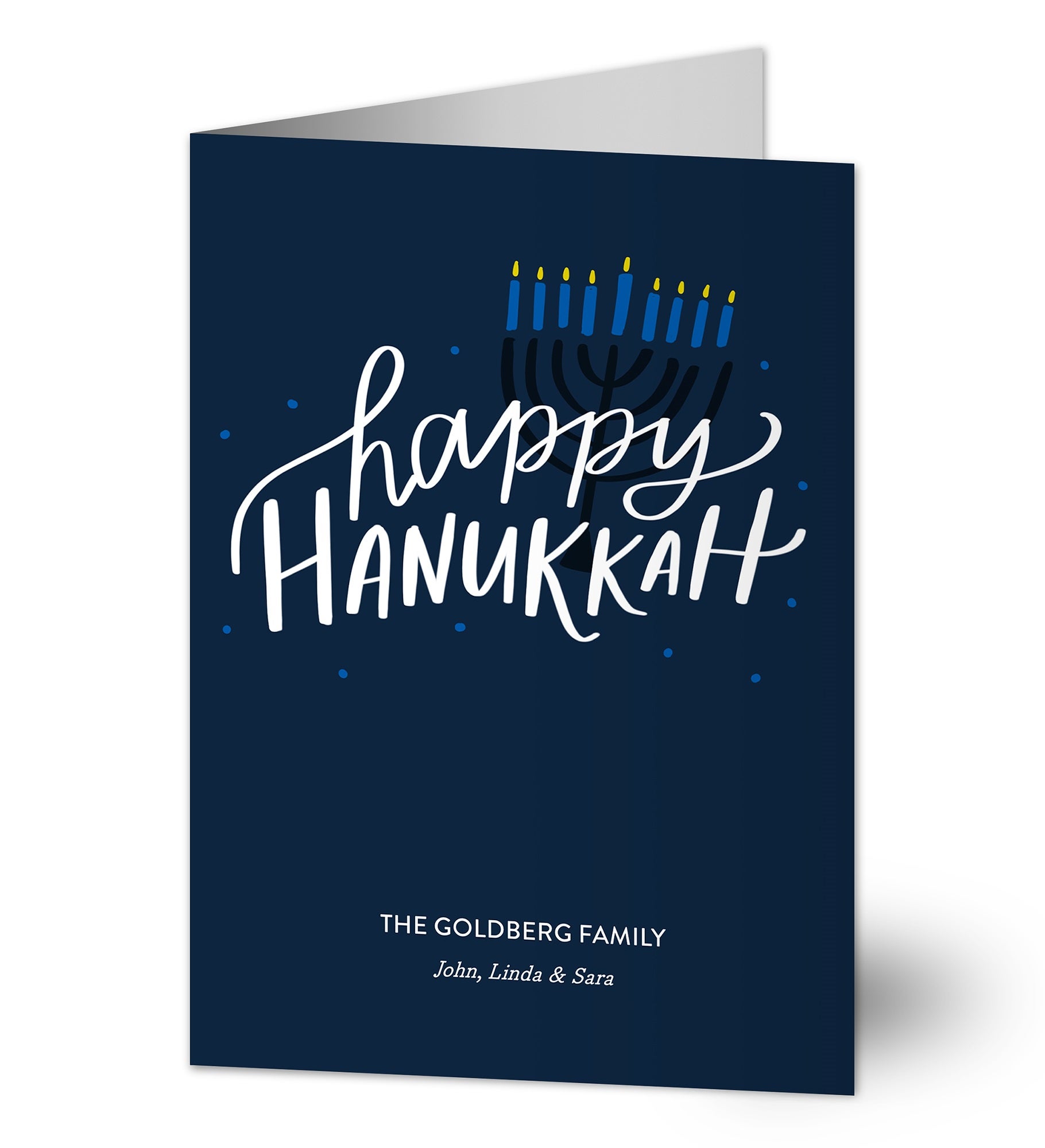Happy Hanukkah Greeting Card
