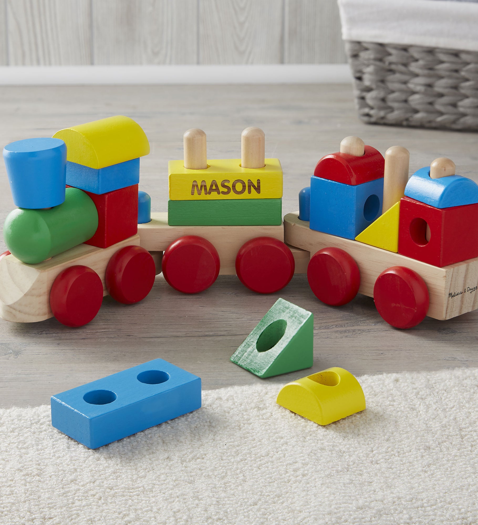 Melissa & Doug® Personalized Stacking Train