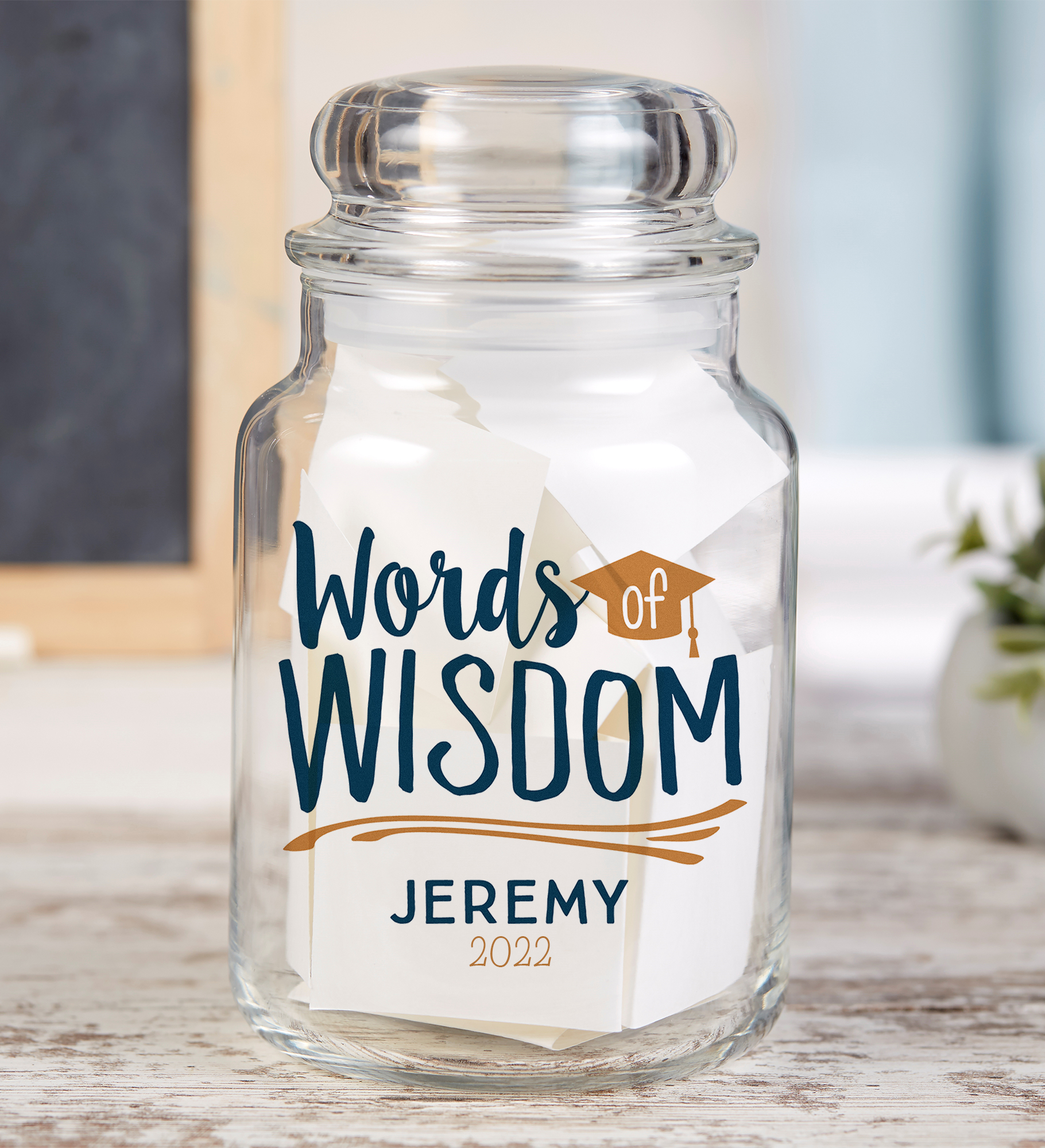 Graduation Wishes & Memories Personalized Jar