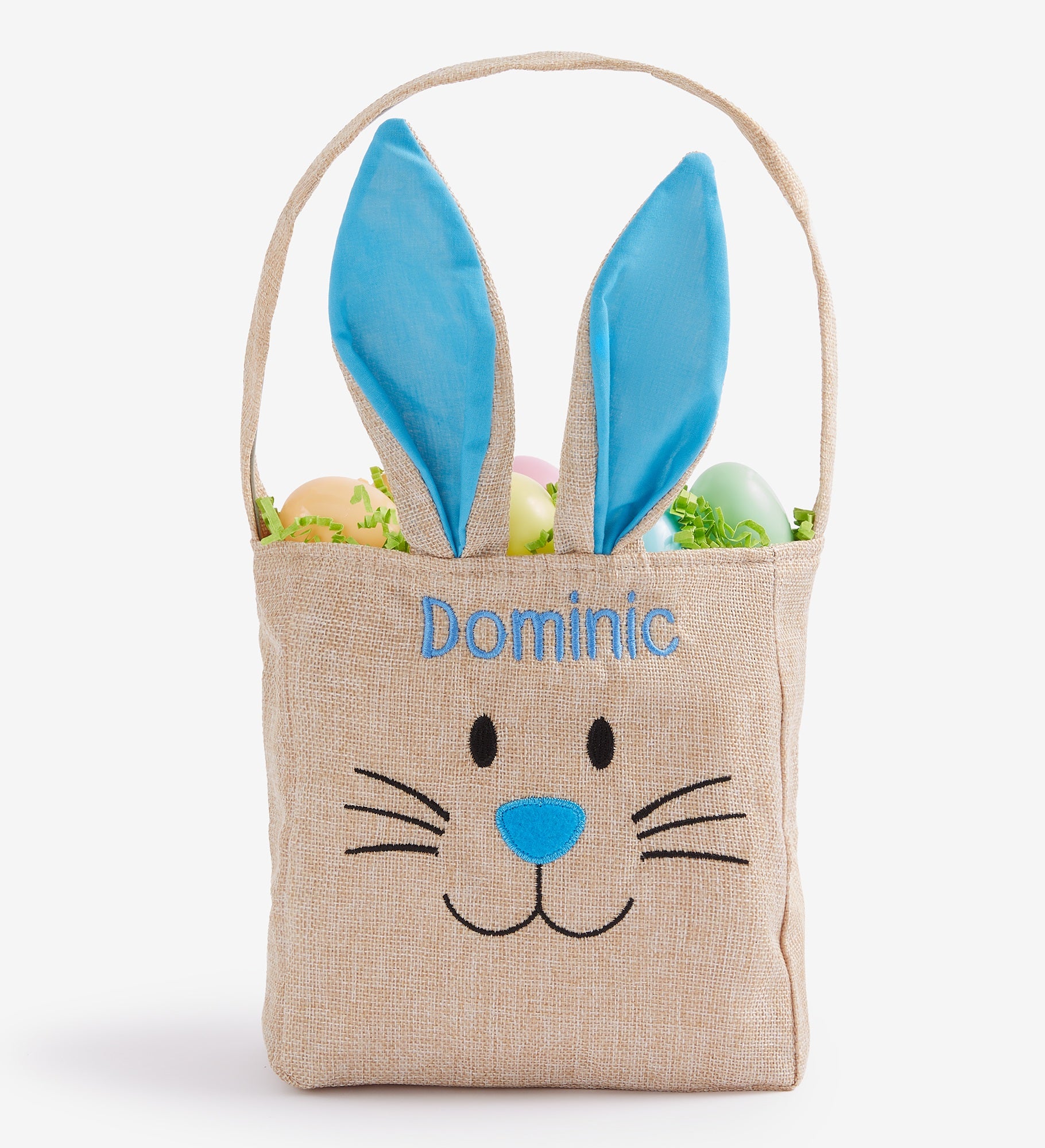 Bunny Face Personalized Easter Treat Bag