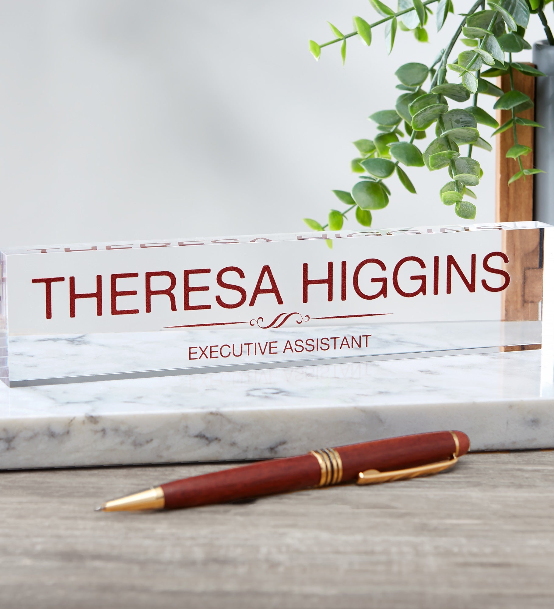 Executive Personalized Acrylic Name Plate