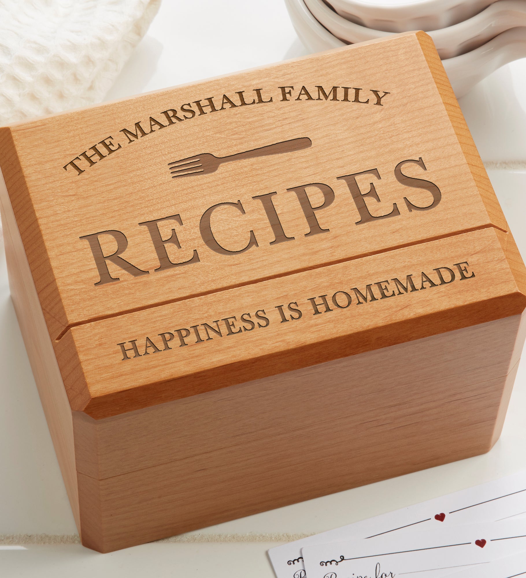 Family Market Personalized Recipe Box
