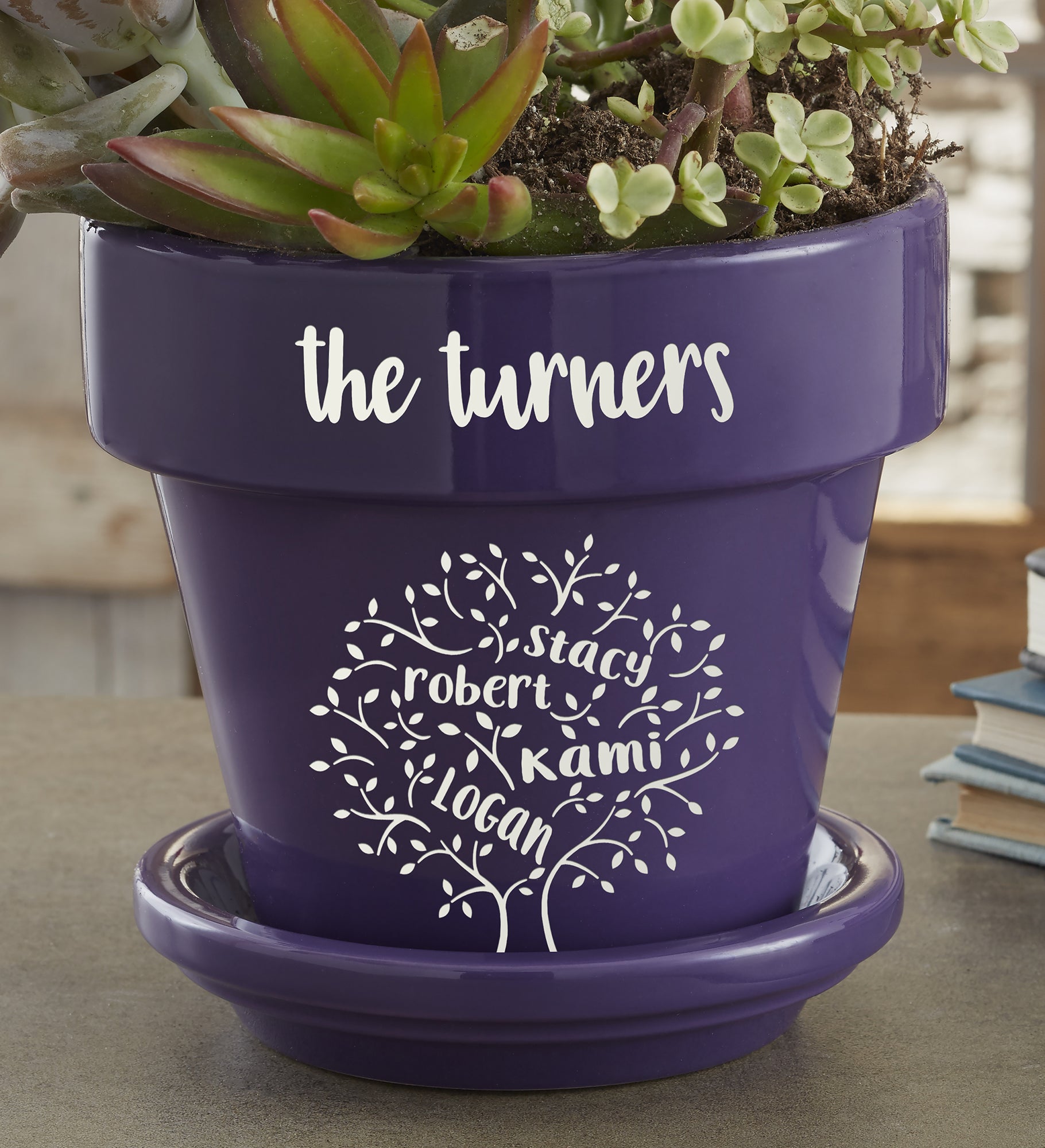 Family Tree of Life Personalized Flower Pot
