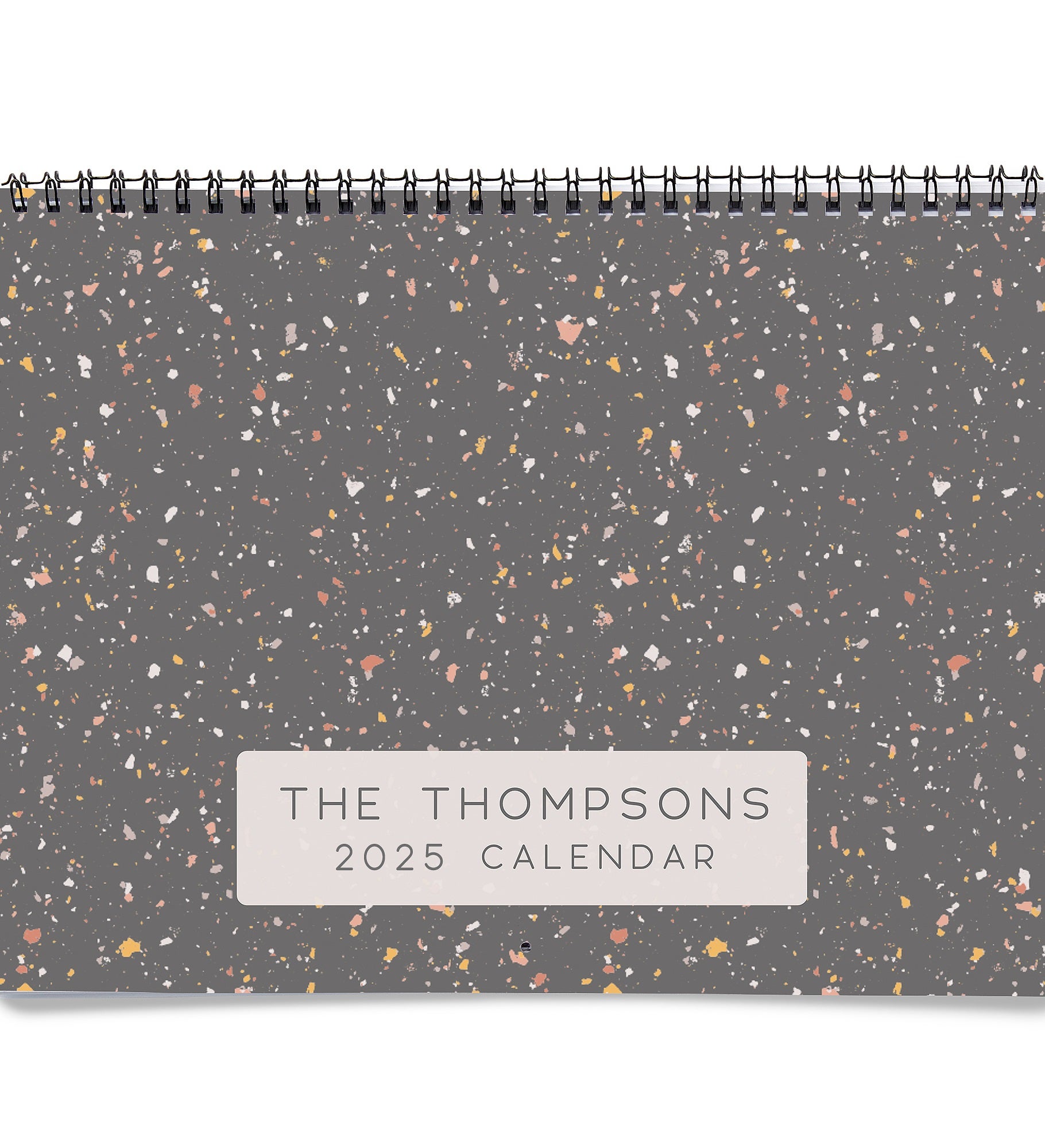 Terrazzo Personalized Photo Wall Calendar
