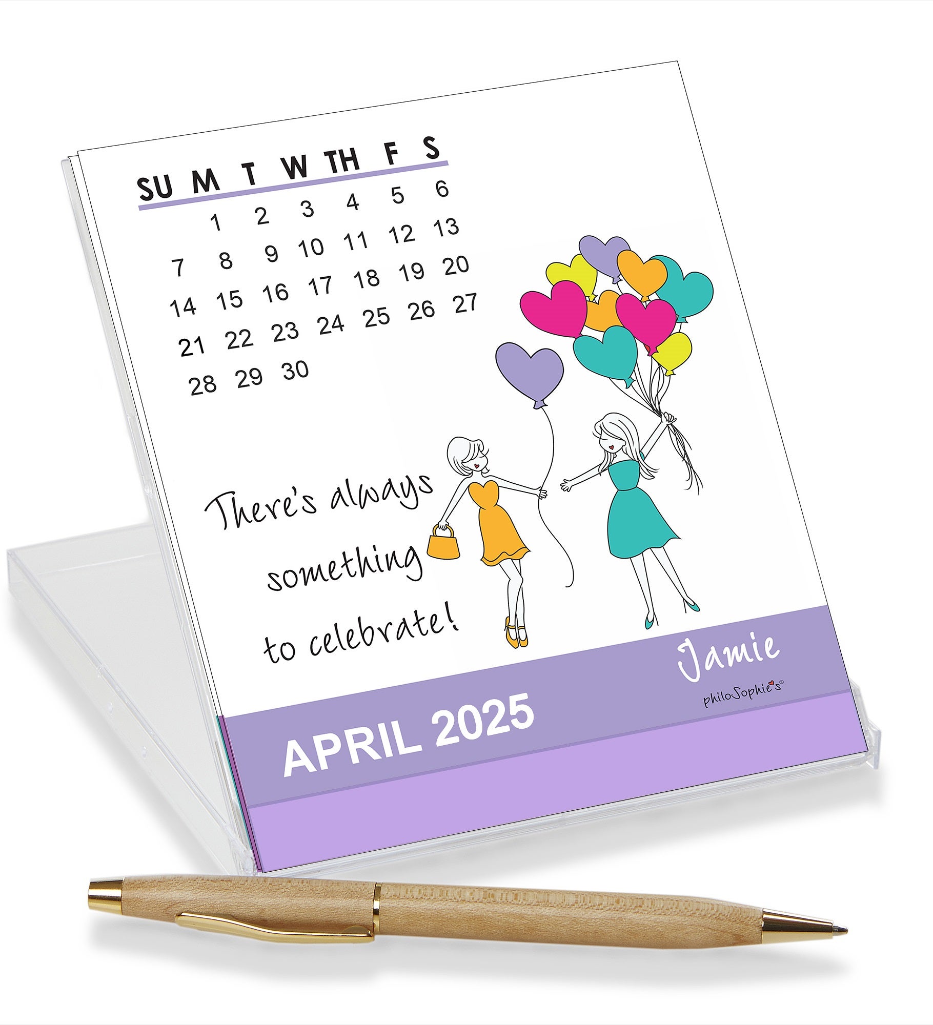 philo Sophie's® Personalized Desk Calendar