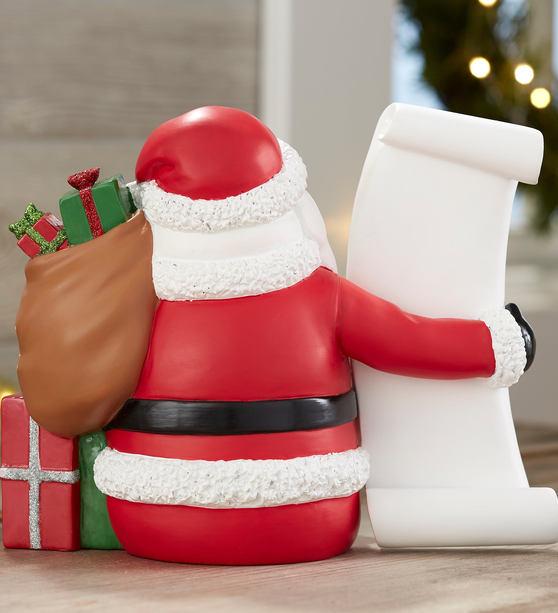 Santa's Nice List Personalized 3 D Resin Shelf Sitter