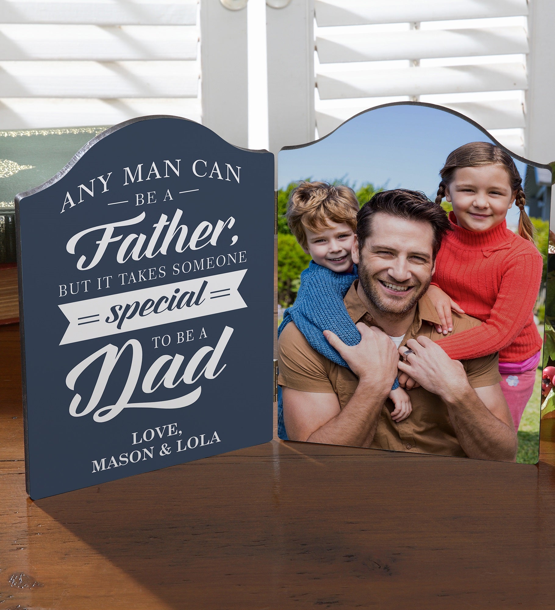 Special Dad Personalized Photo Plaque