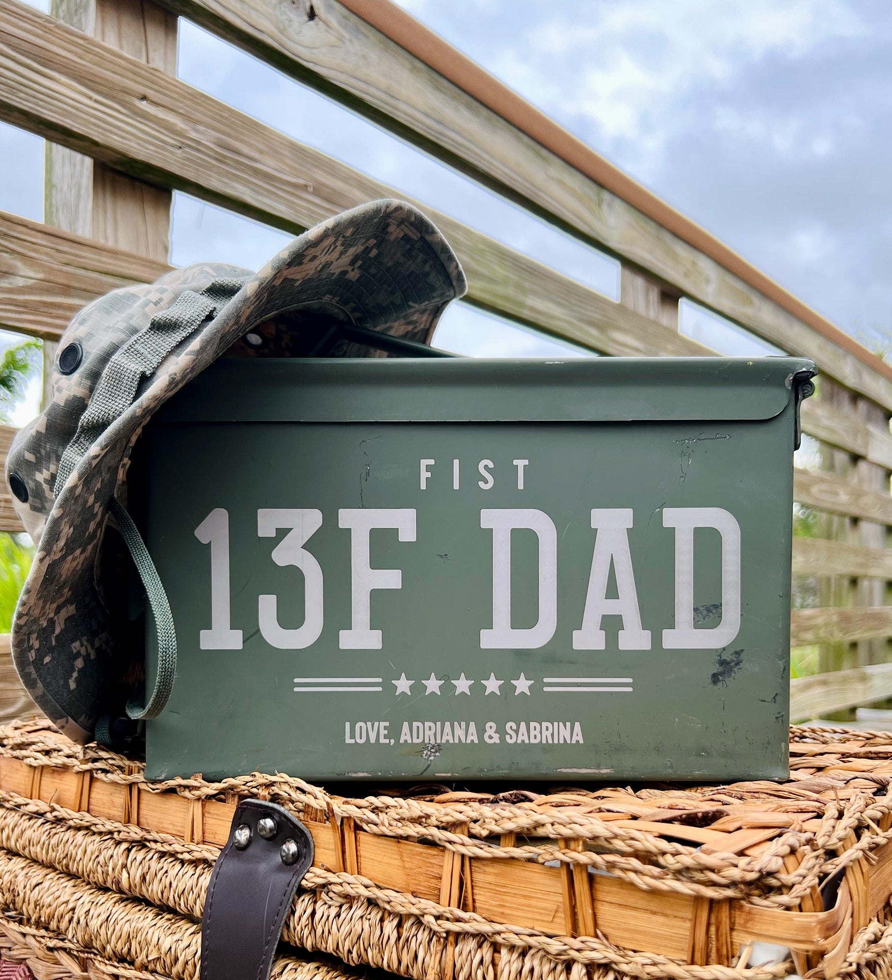 Five Star Dad Personalized Ammo Box