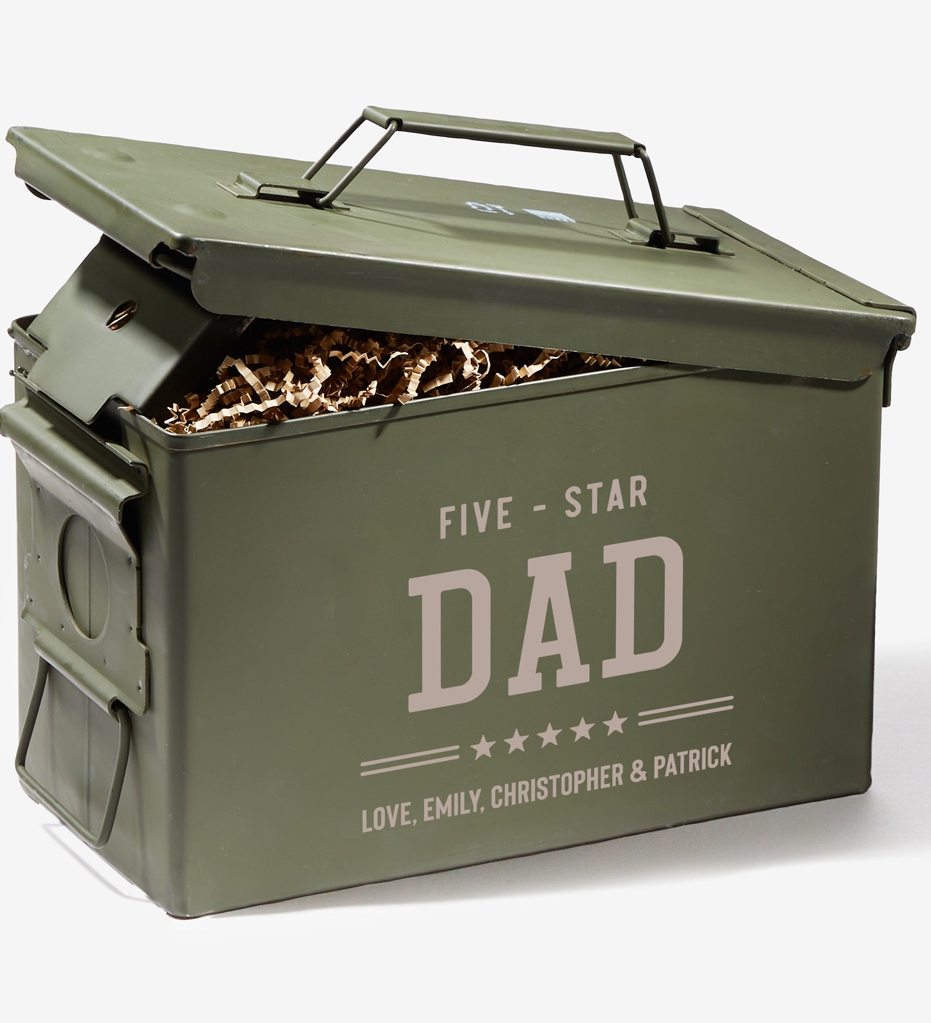 Five Star Dad Personalized Ammo Box