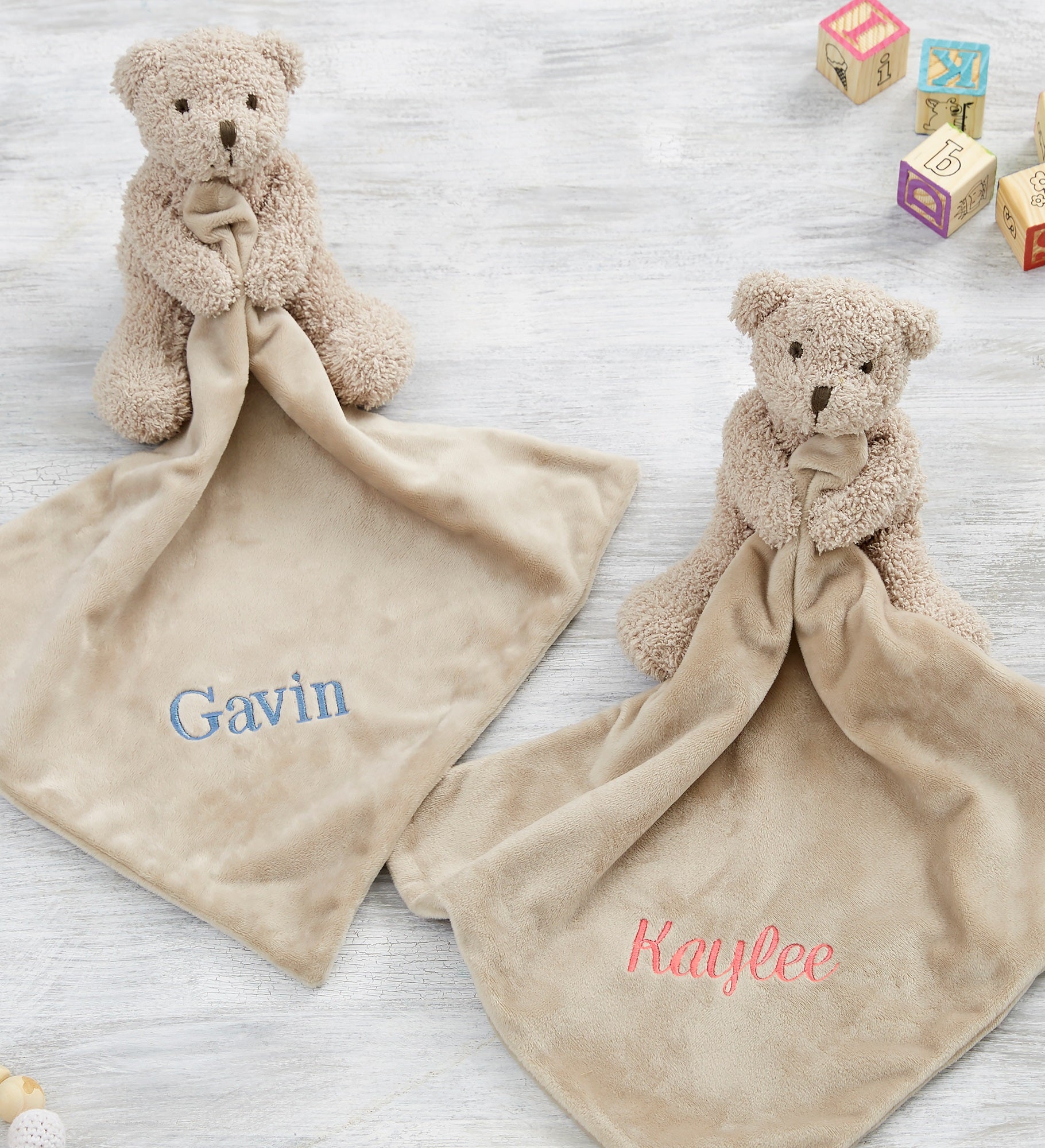 Teddy Bear Personalized Baby Lovey