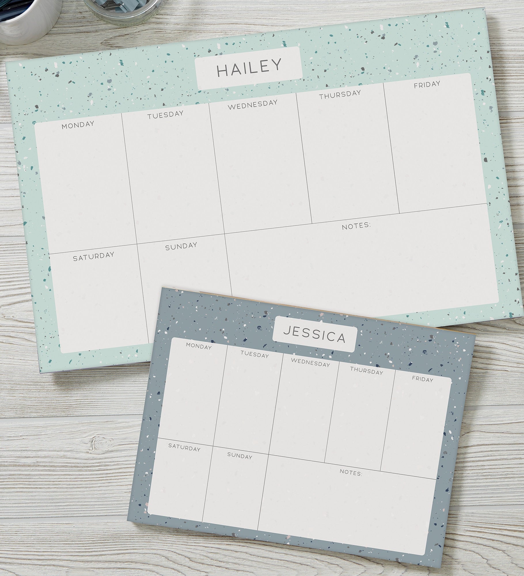 Terrazzo Personalized Weekly Planner