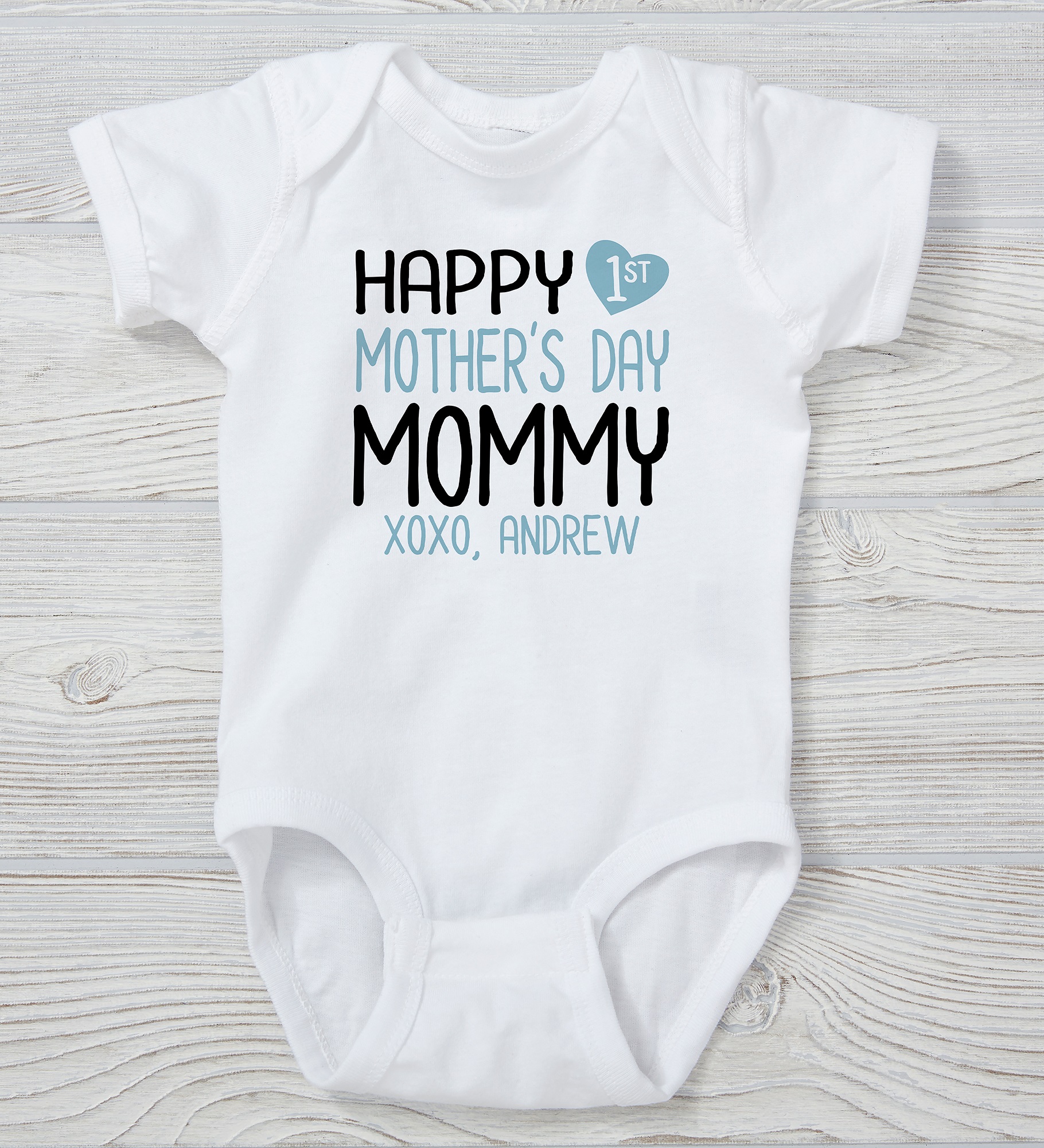 Happy First Mother's Day Personalized Baby Clothing