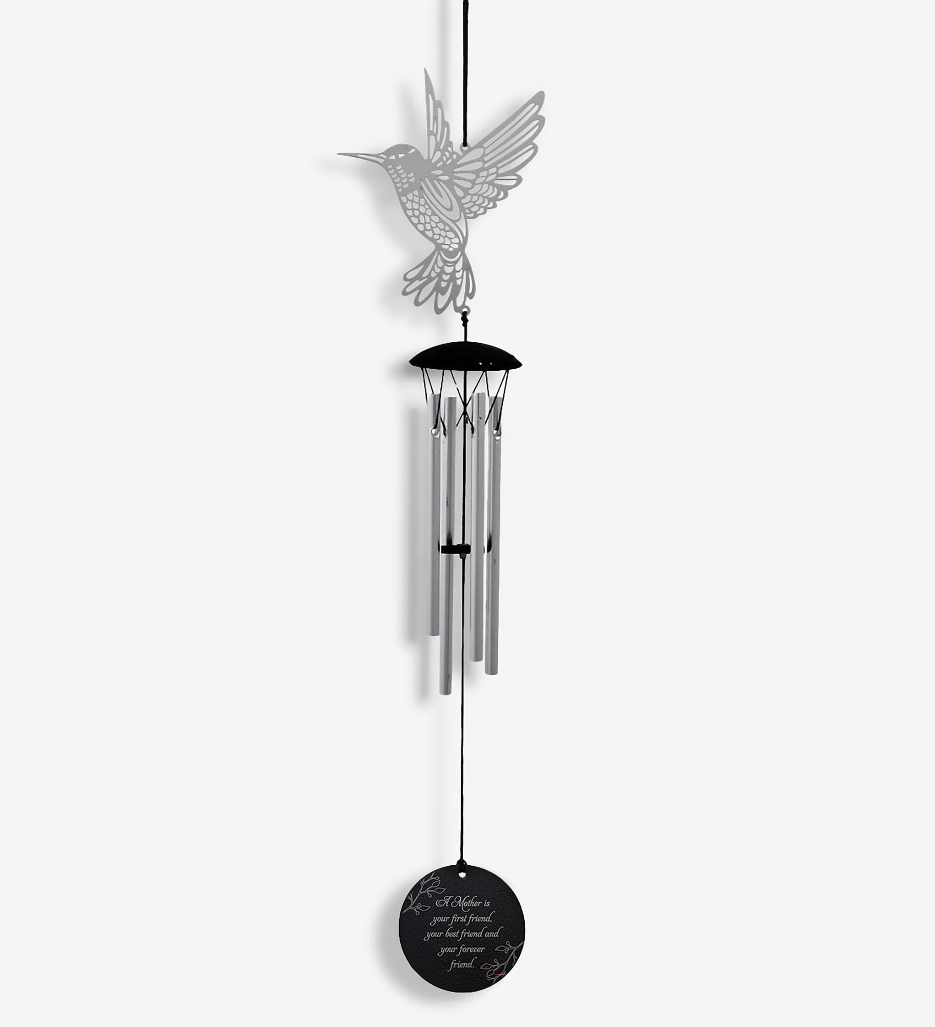 Mom is Your First Friend Personalized Hummingbird Wind Chimes