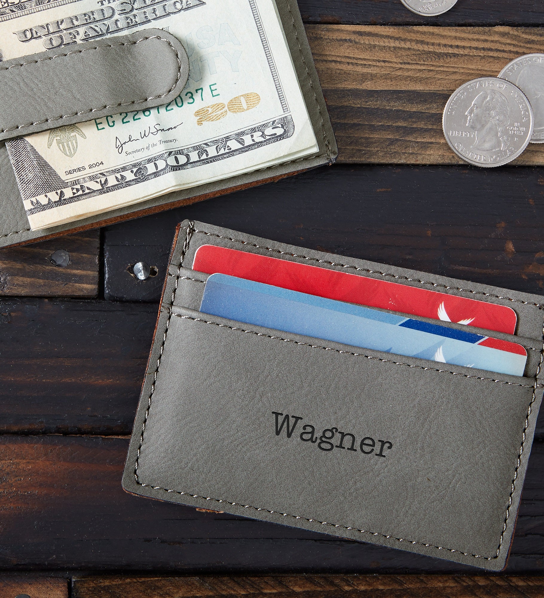 Classic Celebrations Personalized Money Clip Wallet