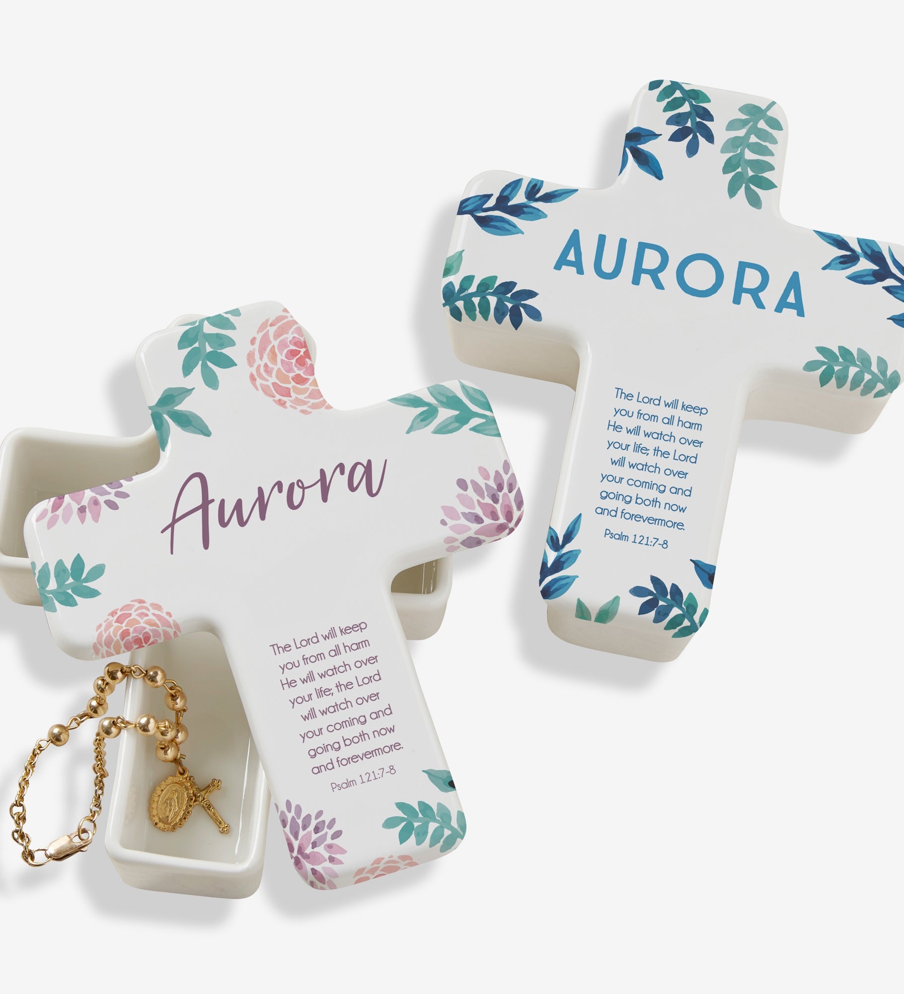 Protect Me Personalized Cross Box