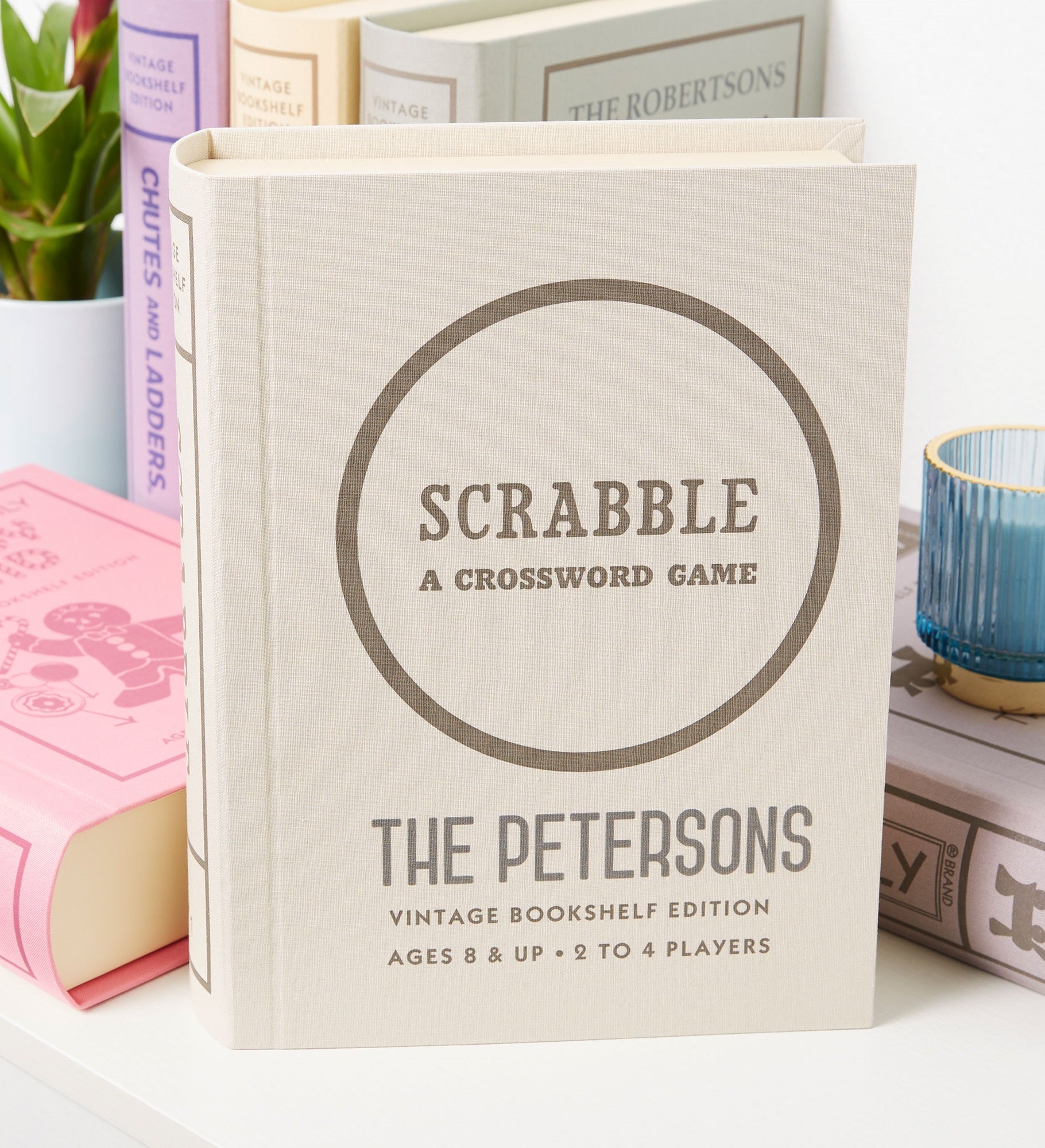 Scrabble® Personalized Vintage Bookshelf Edition Board Game