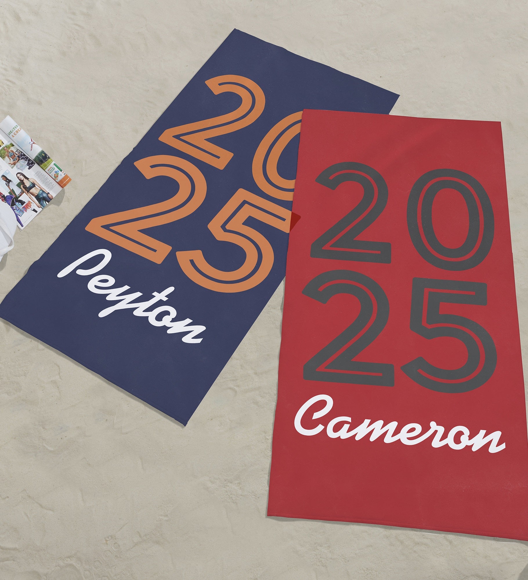 Graduating Class Of Personalized Beach Towel