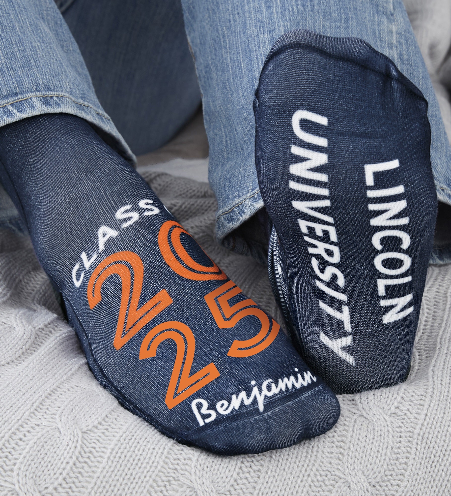 Graduating Class Of Personalized Adult Socks