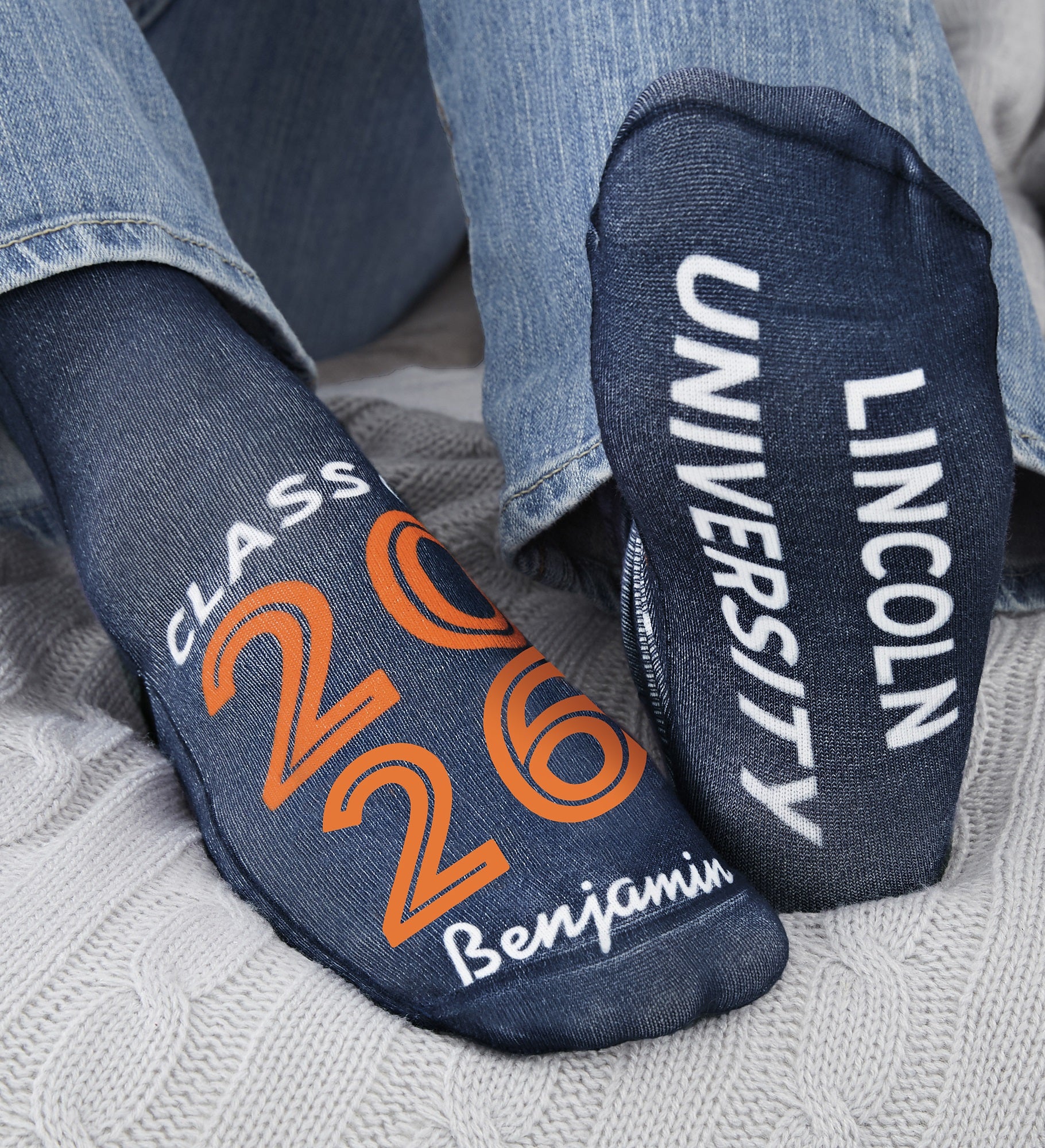 Graduating Class Of Personalized Adult Socks
