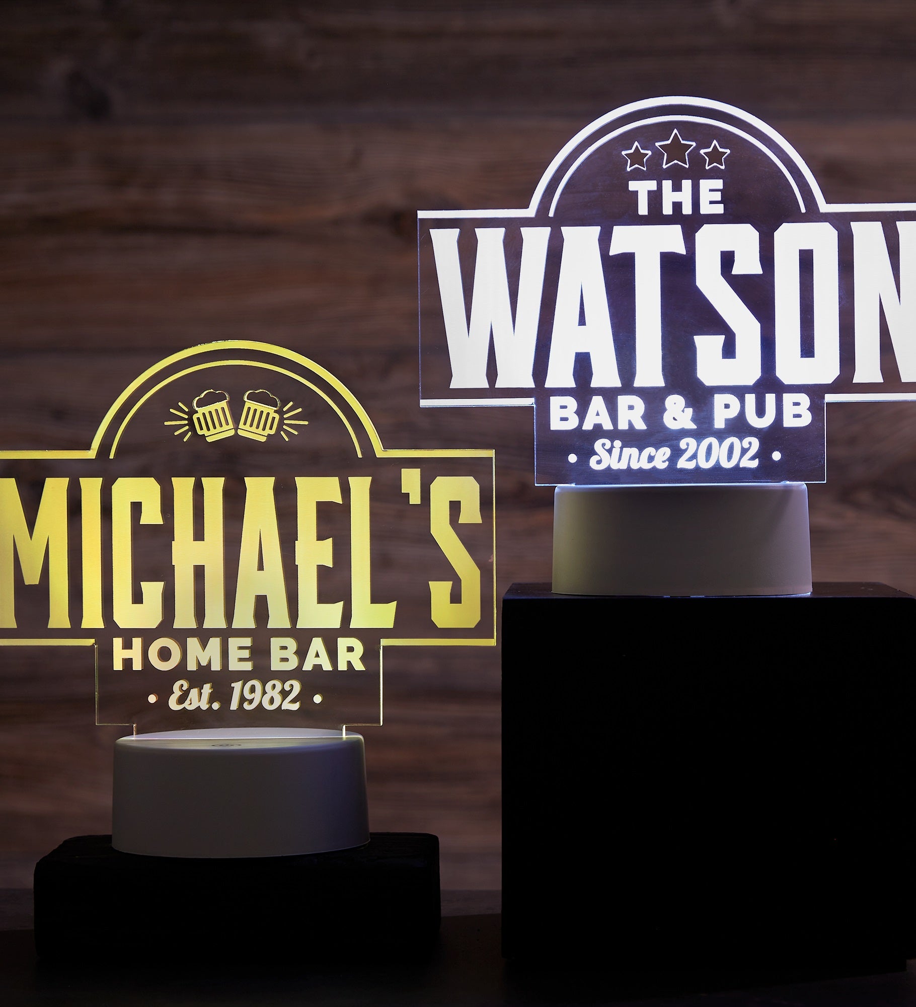 The Bar Personalized LED Sign