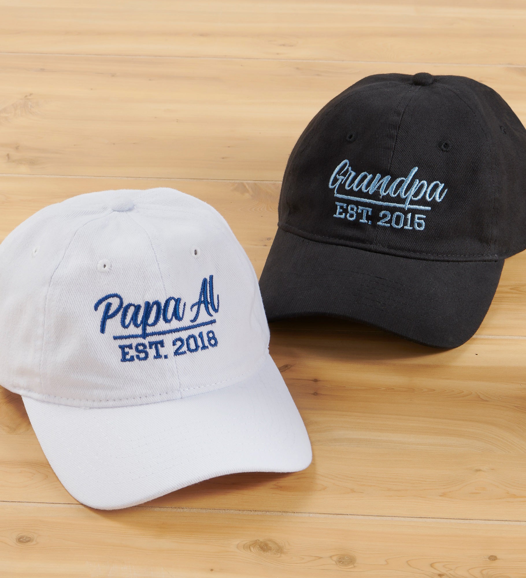 Established Grandpa Personalized Baseball Cap