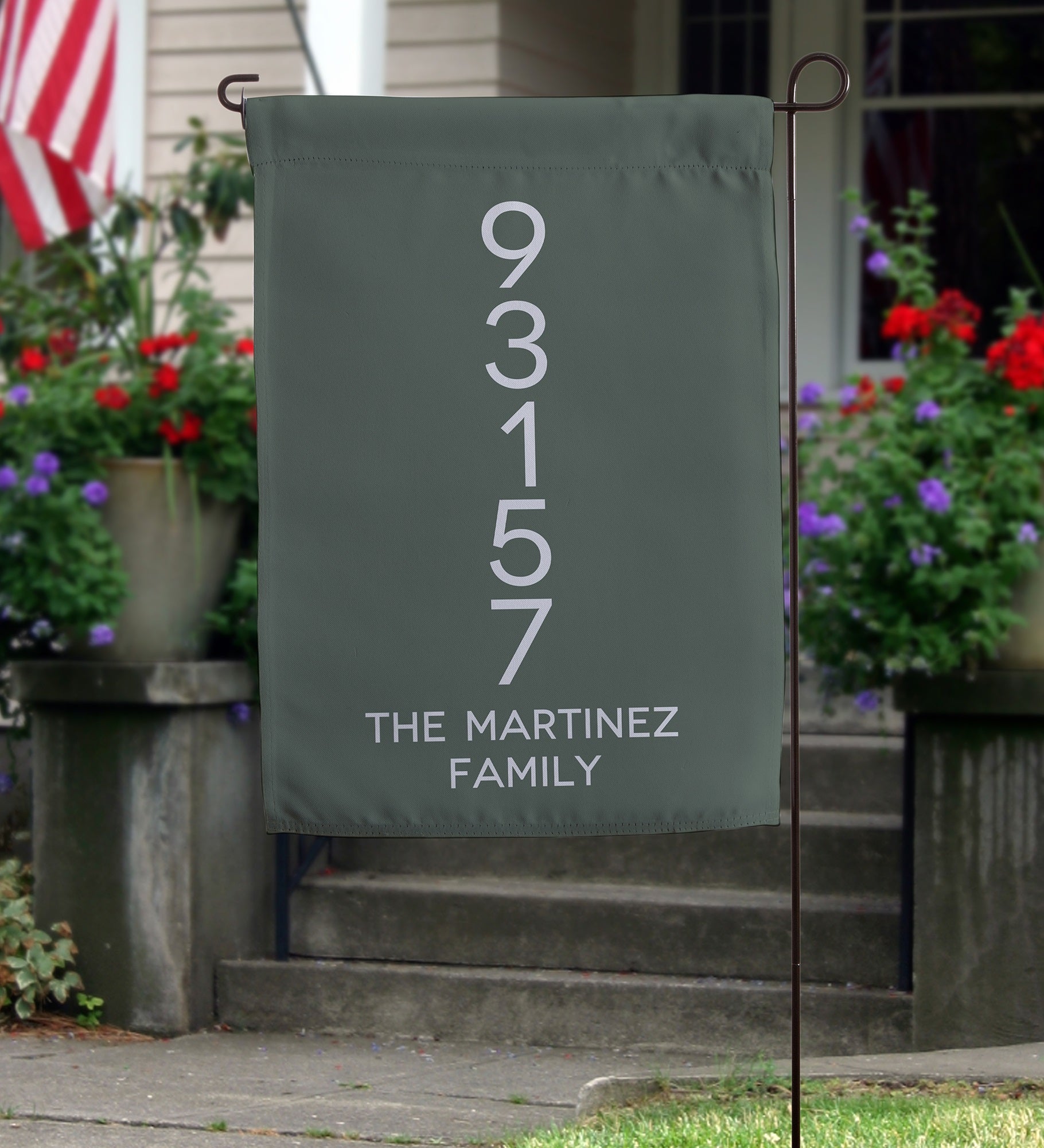 Home Address Personalized Garden Flag