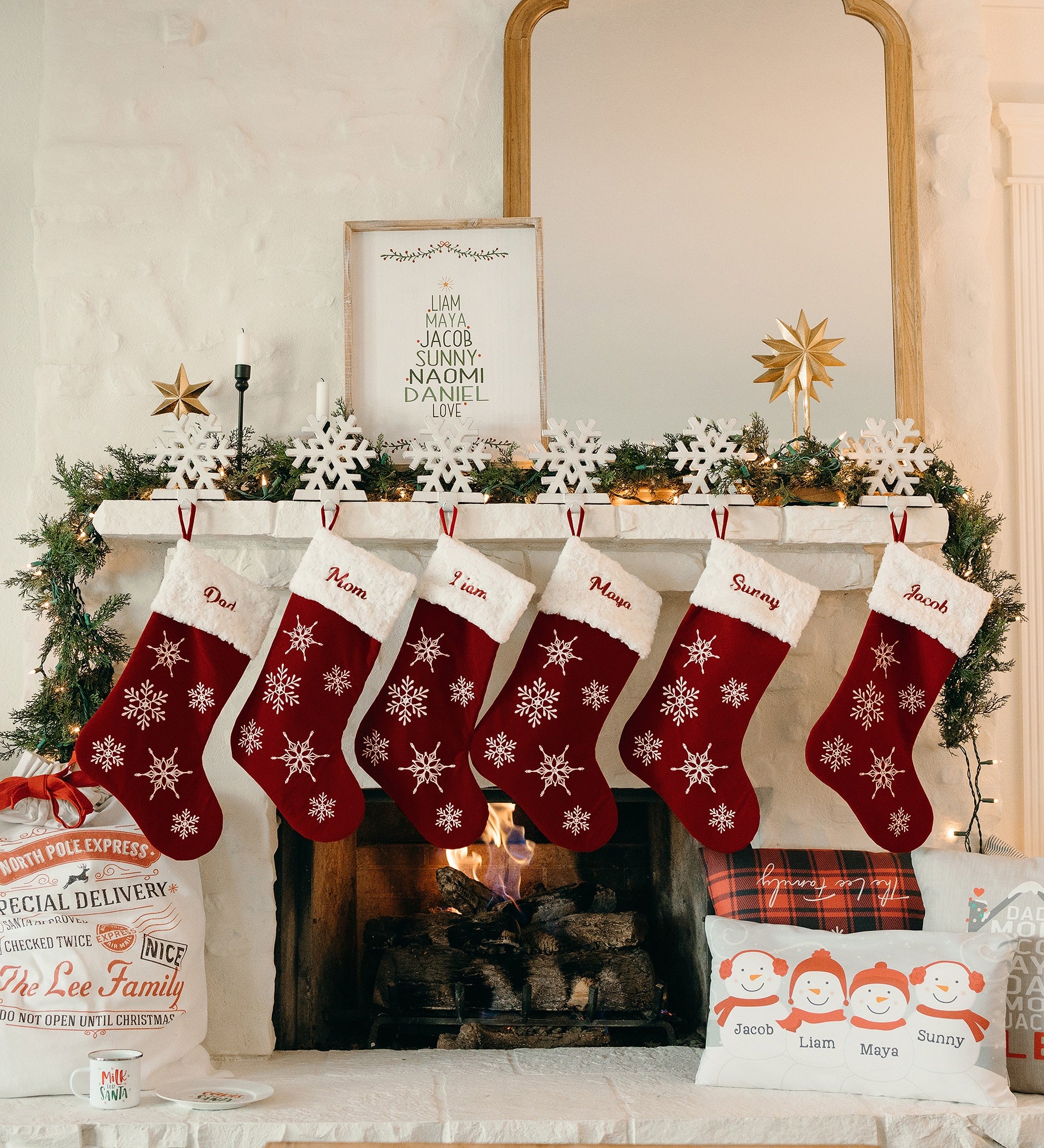 Winter Wonderland Personalized Christmas Stocking