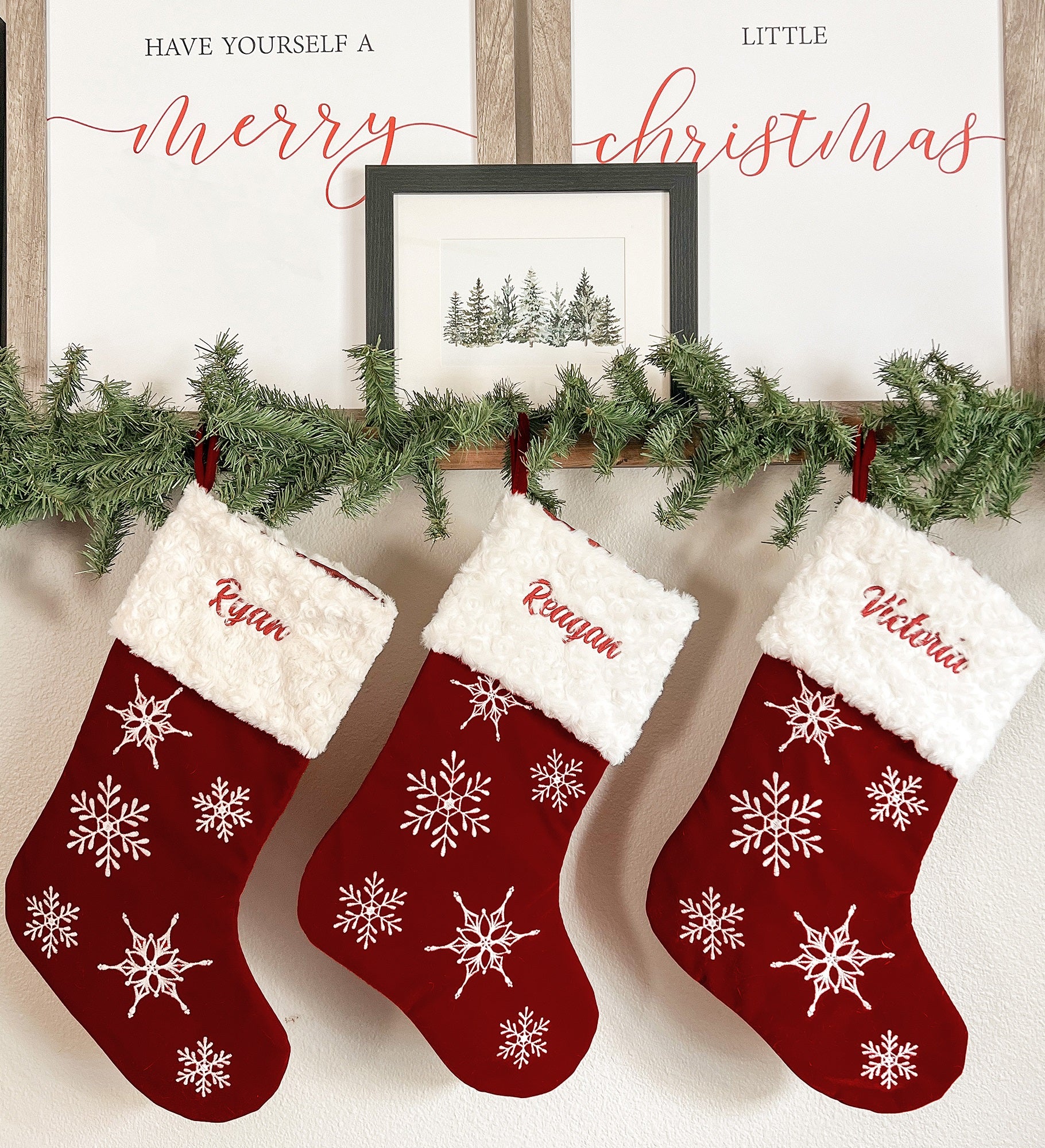 Winter Wonderland Personalized Christmas Stocking