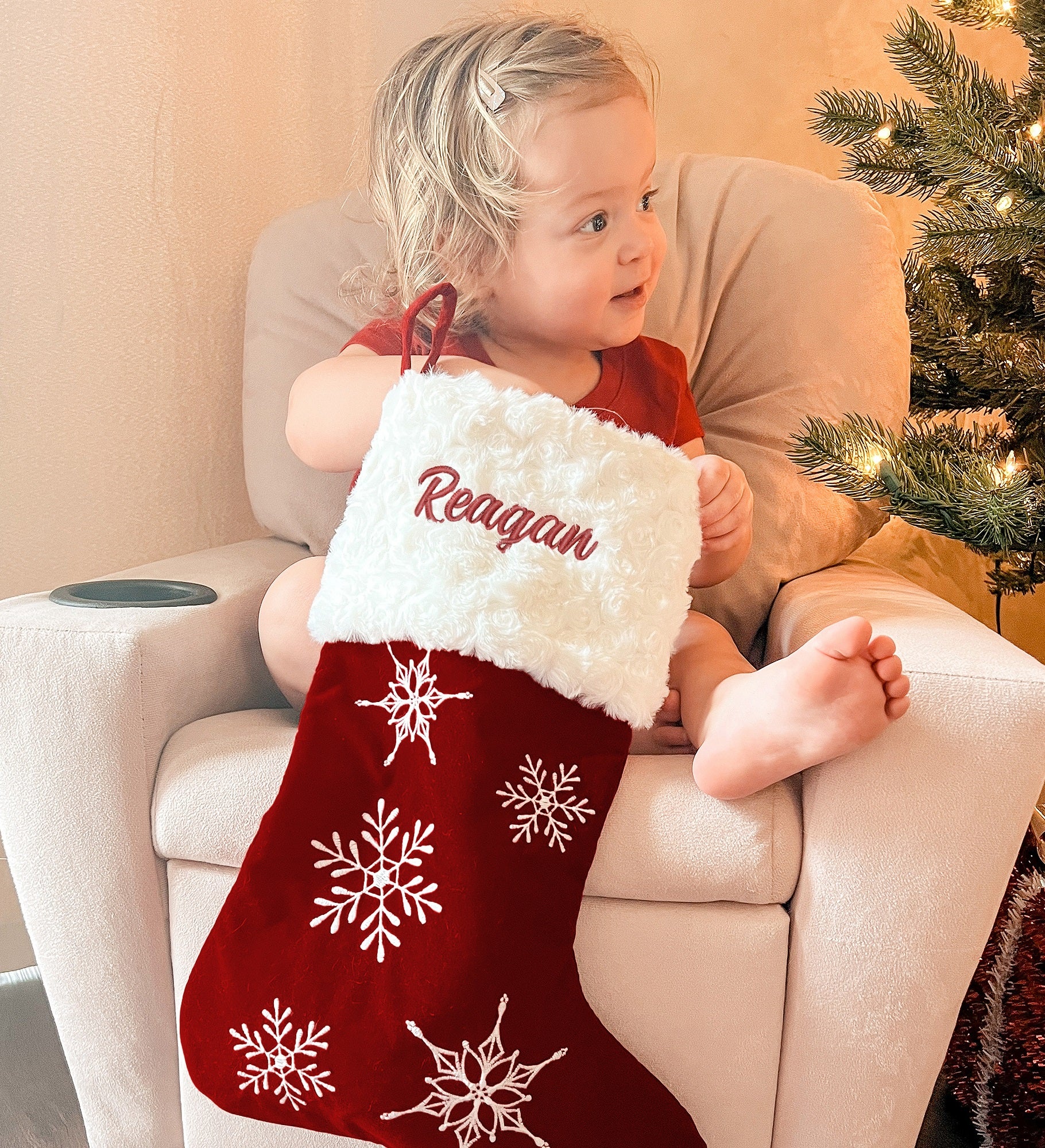 Winter Wonderland Personalized Christmas Stocking