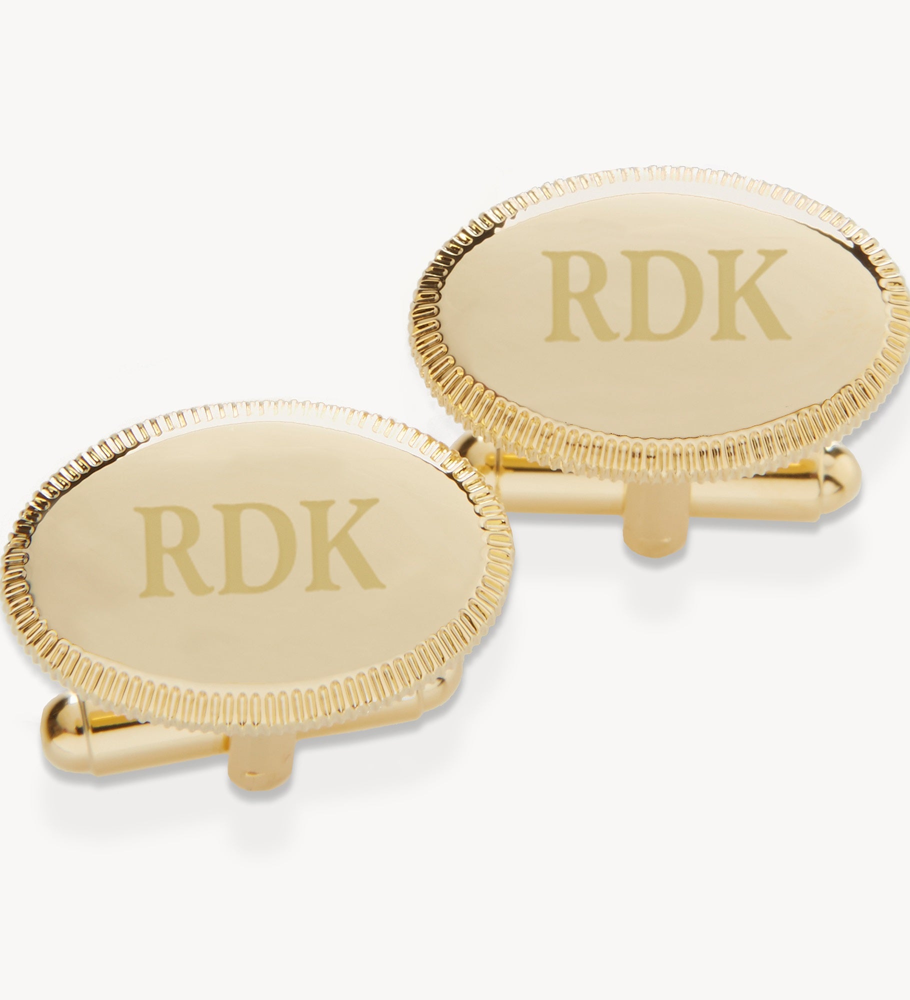 Elite Collection Gold Engraved Cuffinks