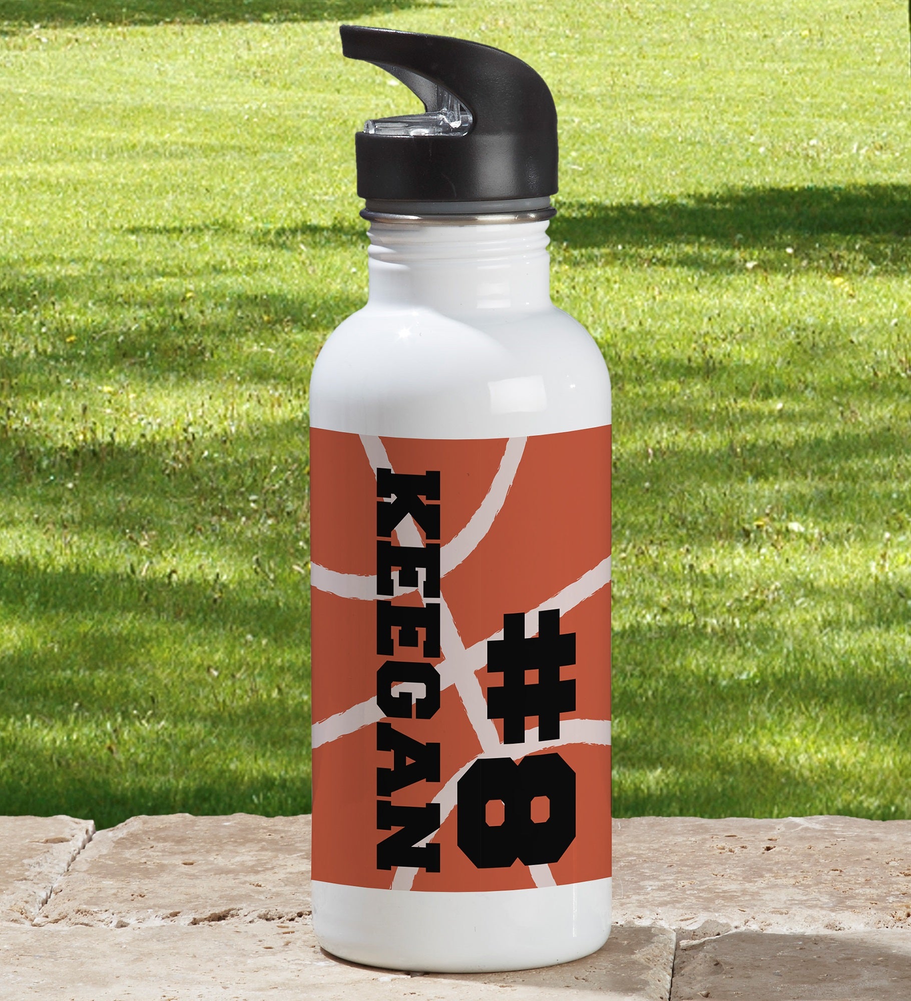 Basketball Personalized 20 oz. Water Bottle for Kids