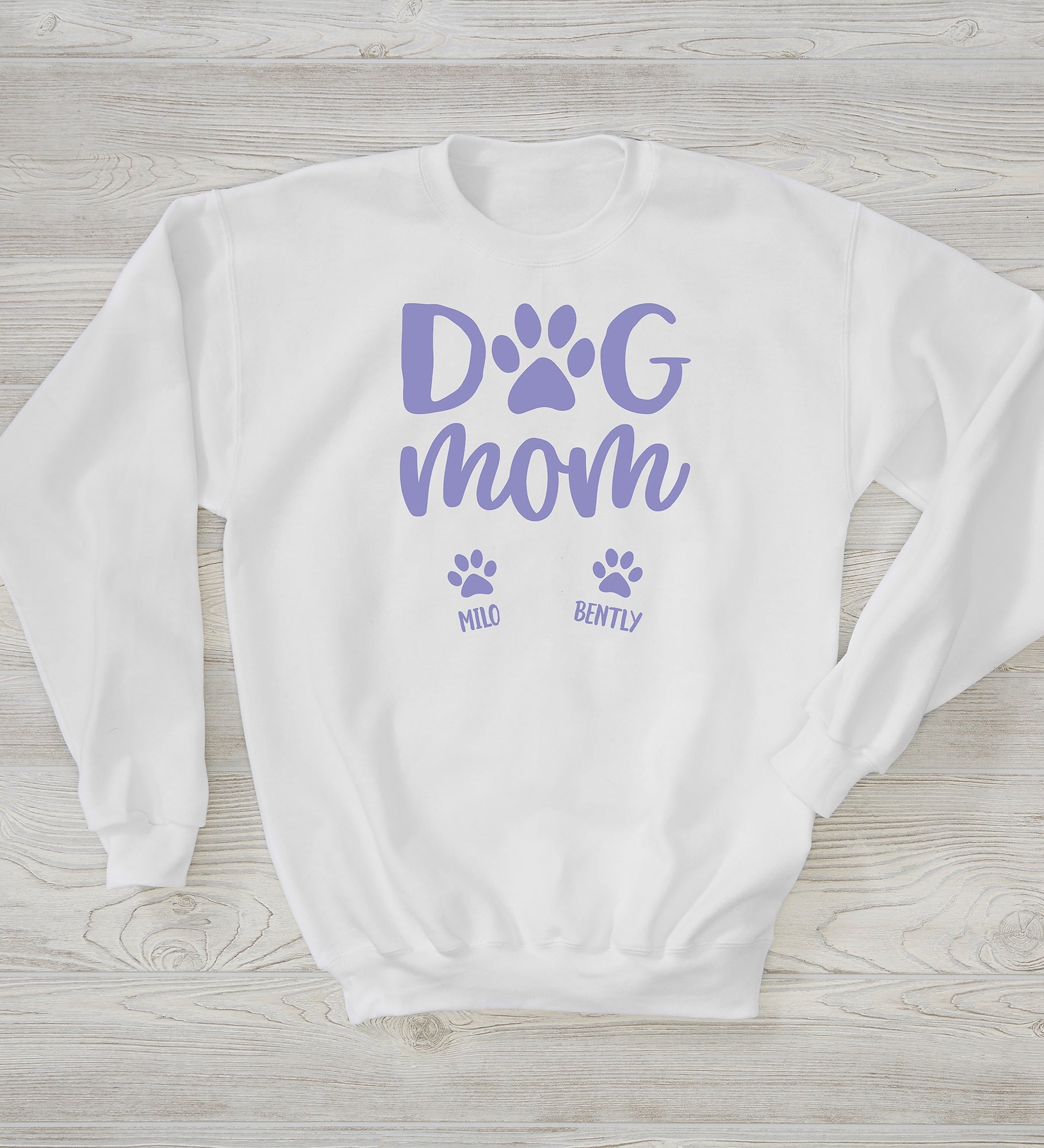 Dog Mom Personalized Adult Sweatshirt